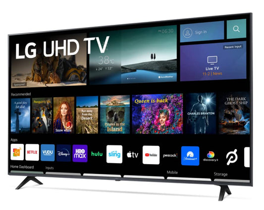 LG Television de 50" Class 4K (2160p) Smart LED TV con 2 Entradas HDMI, Compatible con Netflix, Disney+, Youtube, Google Assistant and Alexa (50UQ7070ZUE) (Reacondicionado)