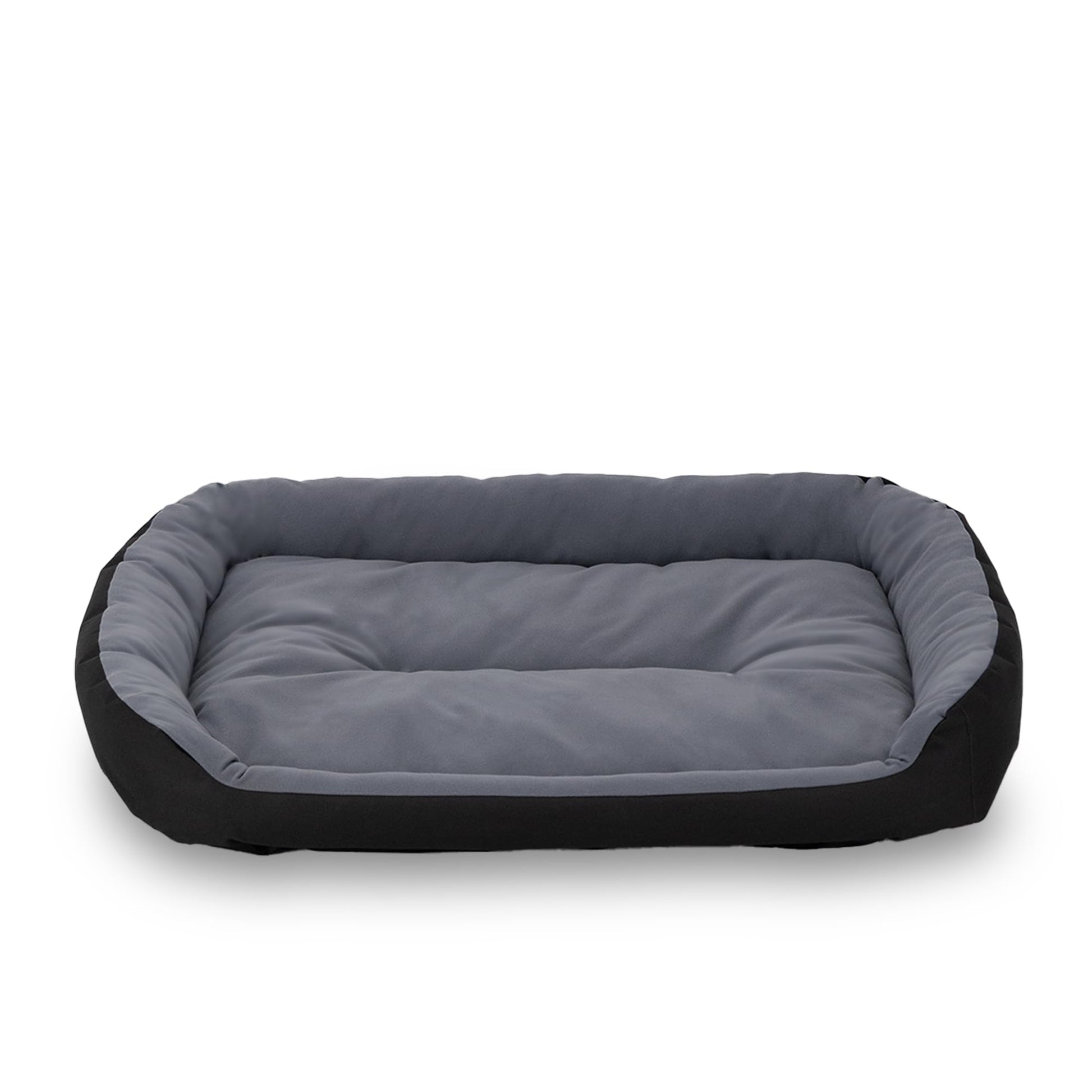 Cama para Perro PETS APPAREL HILLS Negra Gris Resistente y Confortable