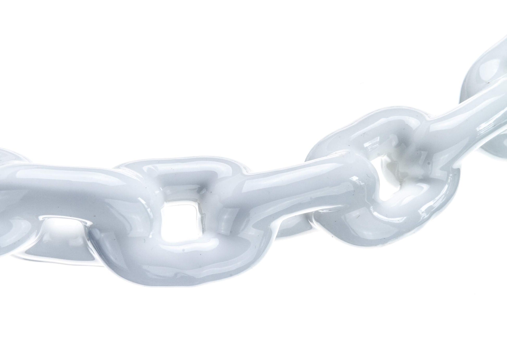 Cadena de Anclaje Seachoice Blanco Revestimiento 3/8 Pulgadas X 6 Pies para Barcos hasta 54 Pies