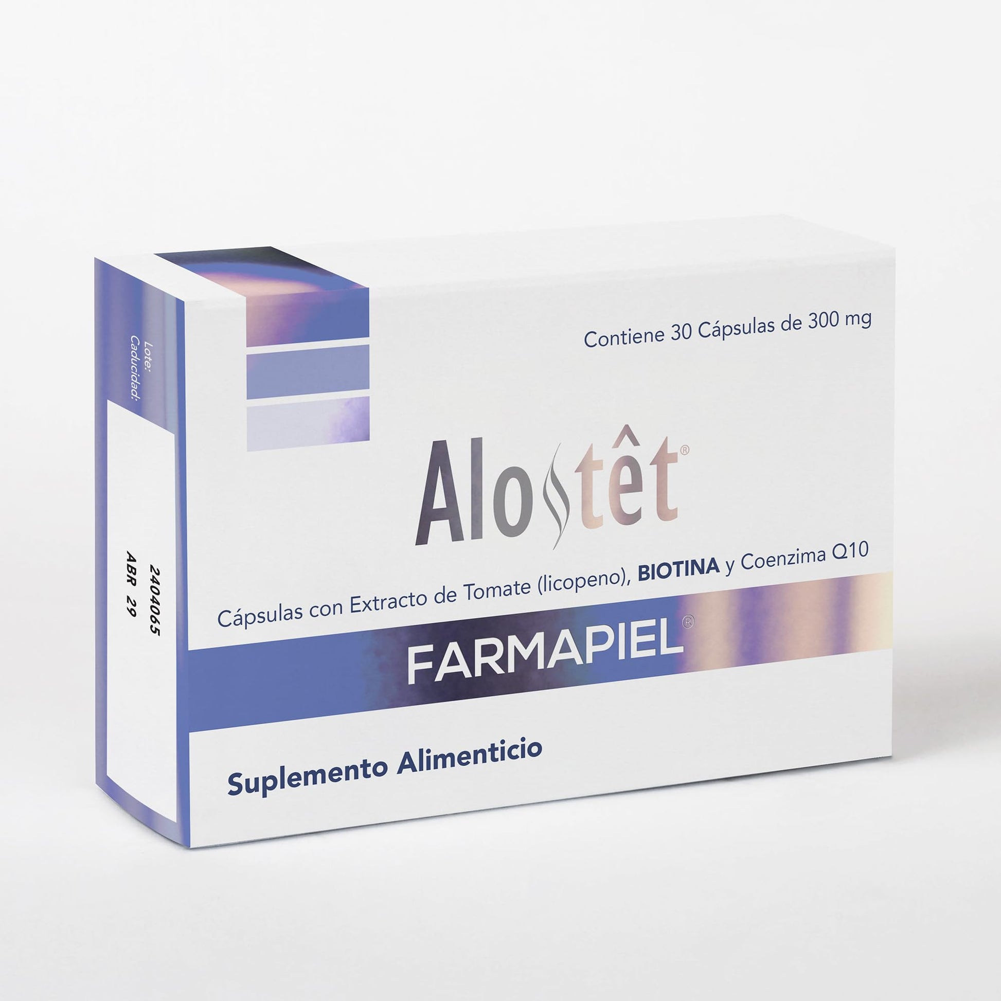 Champú Anticaída ALOSTÊT: Previene Pérdida Capilar y Aumenta la Densidad I Tratamiento Diario Dermatólogicamente Testeado I Para Piel Sensible Mujeres y Hombres I 400 ml (30 Caps)