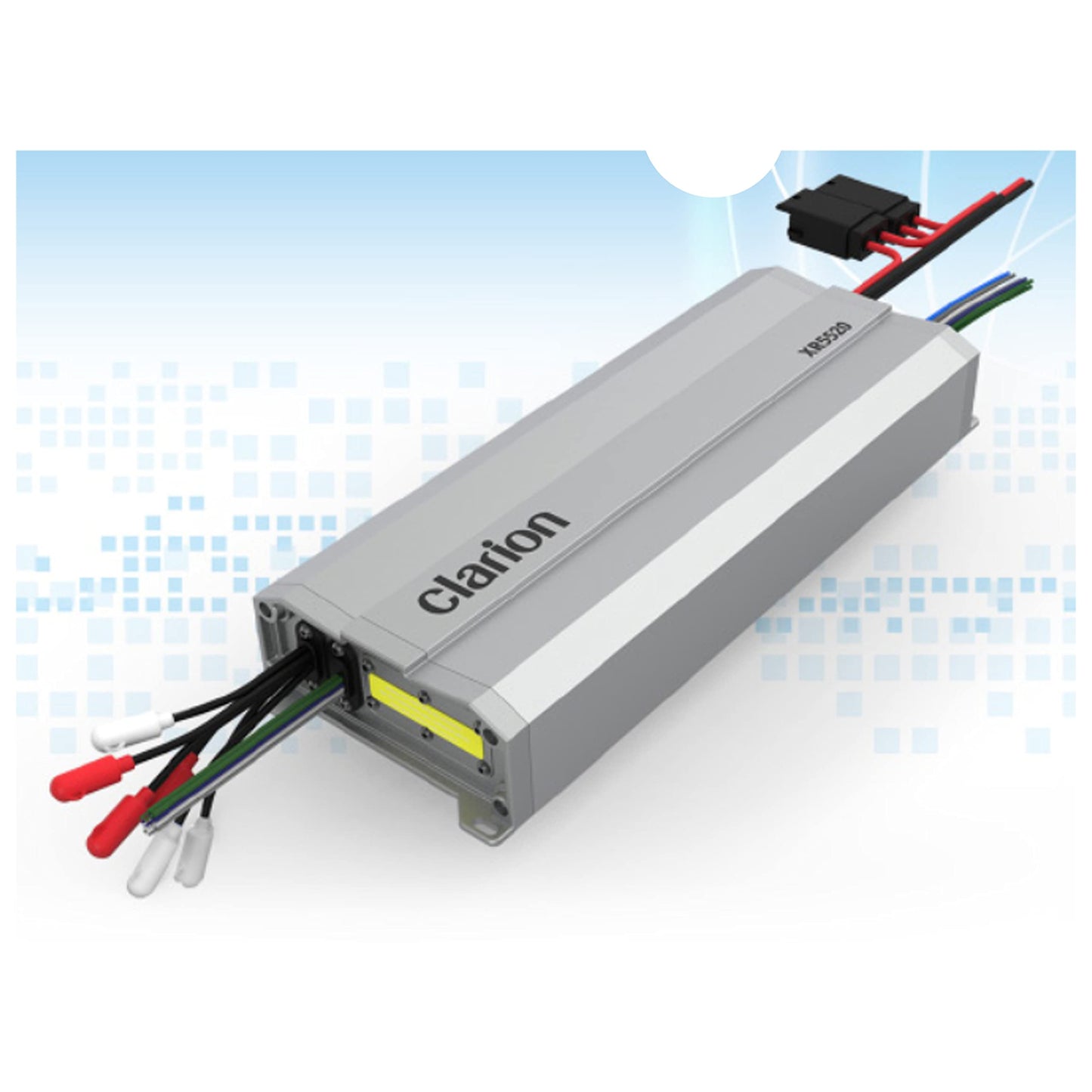 Clarion XR5520 Clase D 5 canales 800 W potencia máxima de manejo de amplificador de audio para coche, sistema de sonido, amplificador de altavoz de subwoofer con imán de gravedad 789591809390