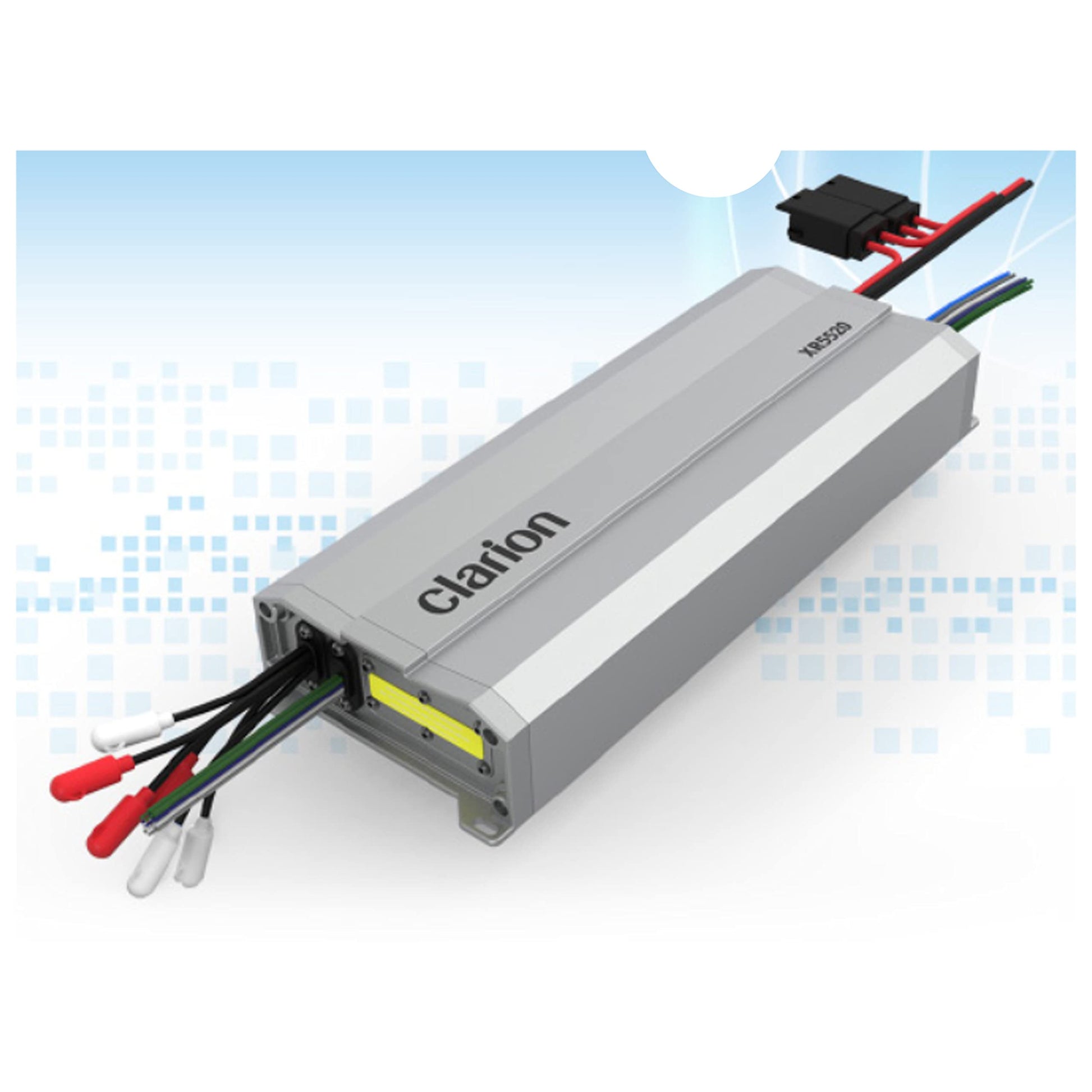 Clarion XR5520 Clase D 5 canales 800 W potencia máxima de manejo de amplificador de audio para coche, sistema de sonido, amplificador de altavoz de subwoofer con imán de gravedad 789591809390