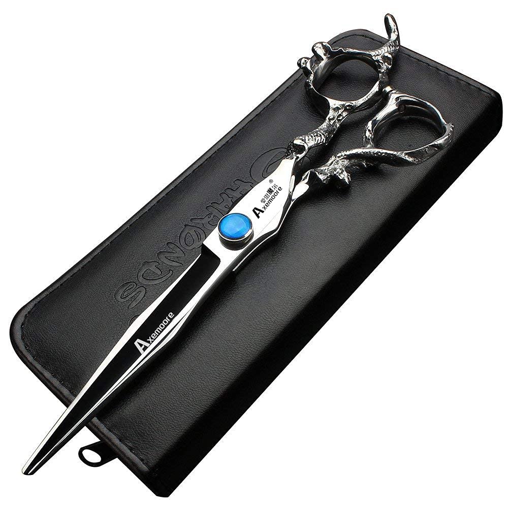 7 inch scissors 19cm silver professional hairdresser hair cut and trim diluted sharp 440C steel