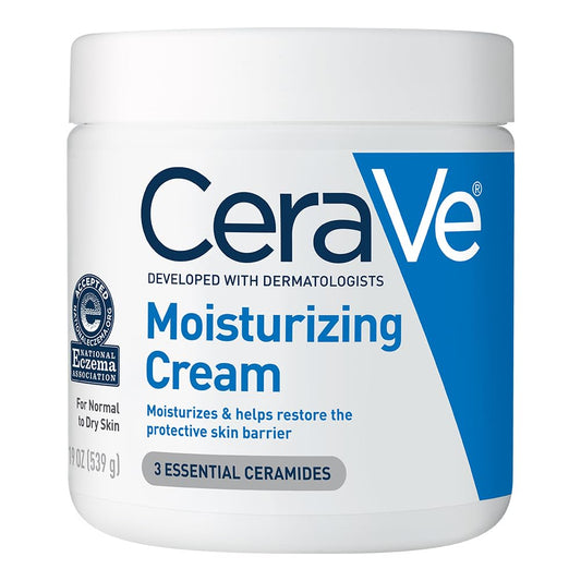 Crema Hidratante CeraVe 19 Onzas Humectante Diario para Rostro y Cuerpo para Piel Seca