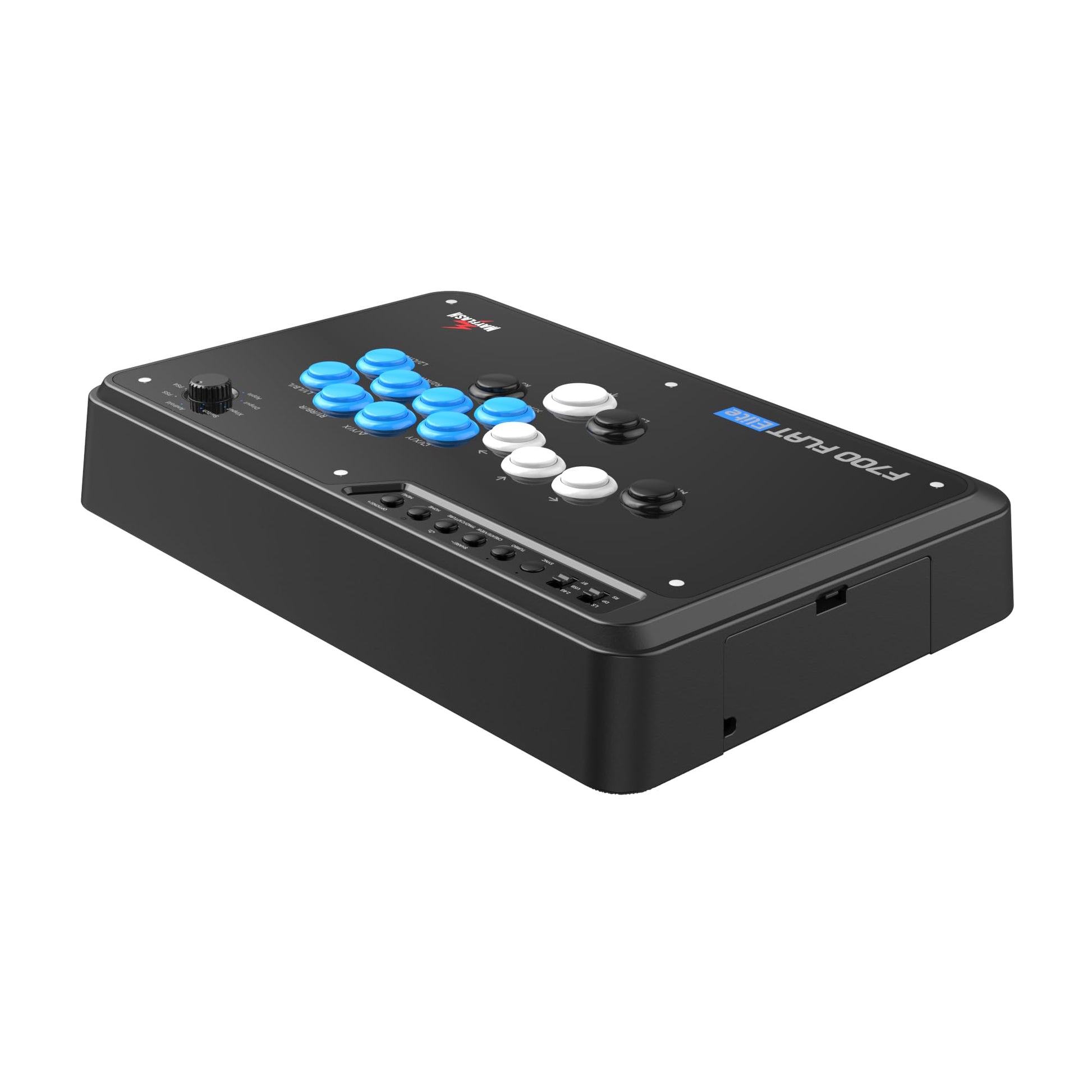 Controlador Arcade Sin Palanca MAYFLASH F700 Negro con Botones Sanwa Compatible con PS5, PS4, PC, Xbox Series S/X y Switch con Soporte Bluetooth, 2.4G y Cableado