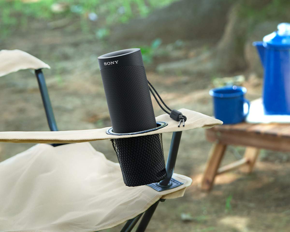 Altavoz Bluetooth Inalámbrico Sony Negro Súper Portátil e Impermeable con Graves Adicionales