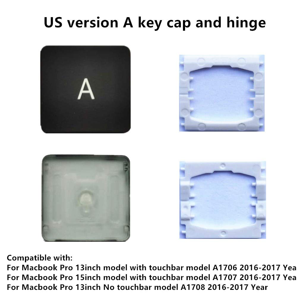 Tapa de Llave de Repuesto MacBook Pro A1706 A1707 A1708 para Teclado