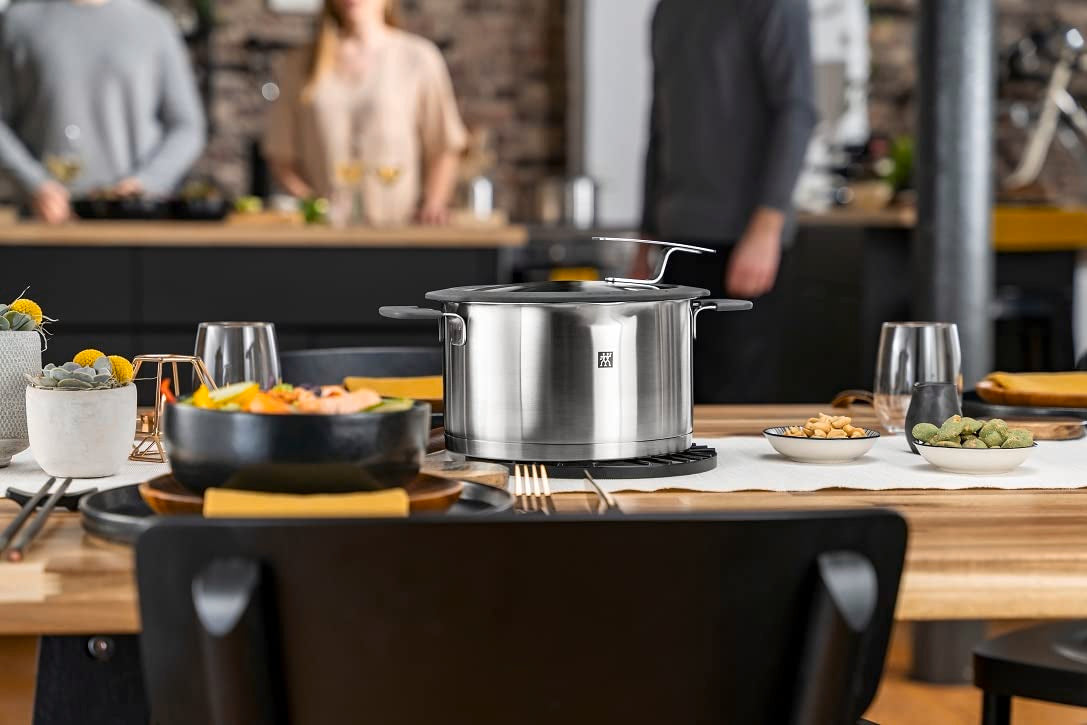 Juego de Utensilios de Cocina ZWILLING Simplify Gris de Acero Inoxidable de Alta Calidad Compatible con Inducción