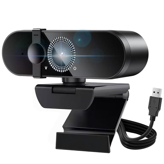 Webcam TYEGDAVD 1080P con Micrófono para PC y Laptop Full HD Enfoque Automático Privacidad Compatible con Zoom, Teams, Skype y OBS