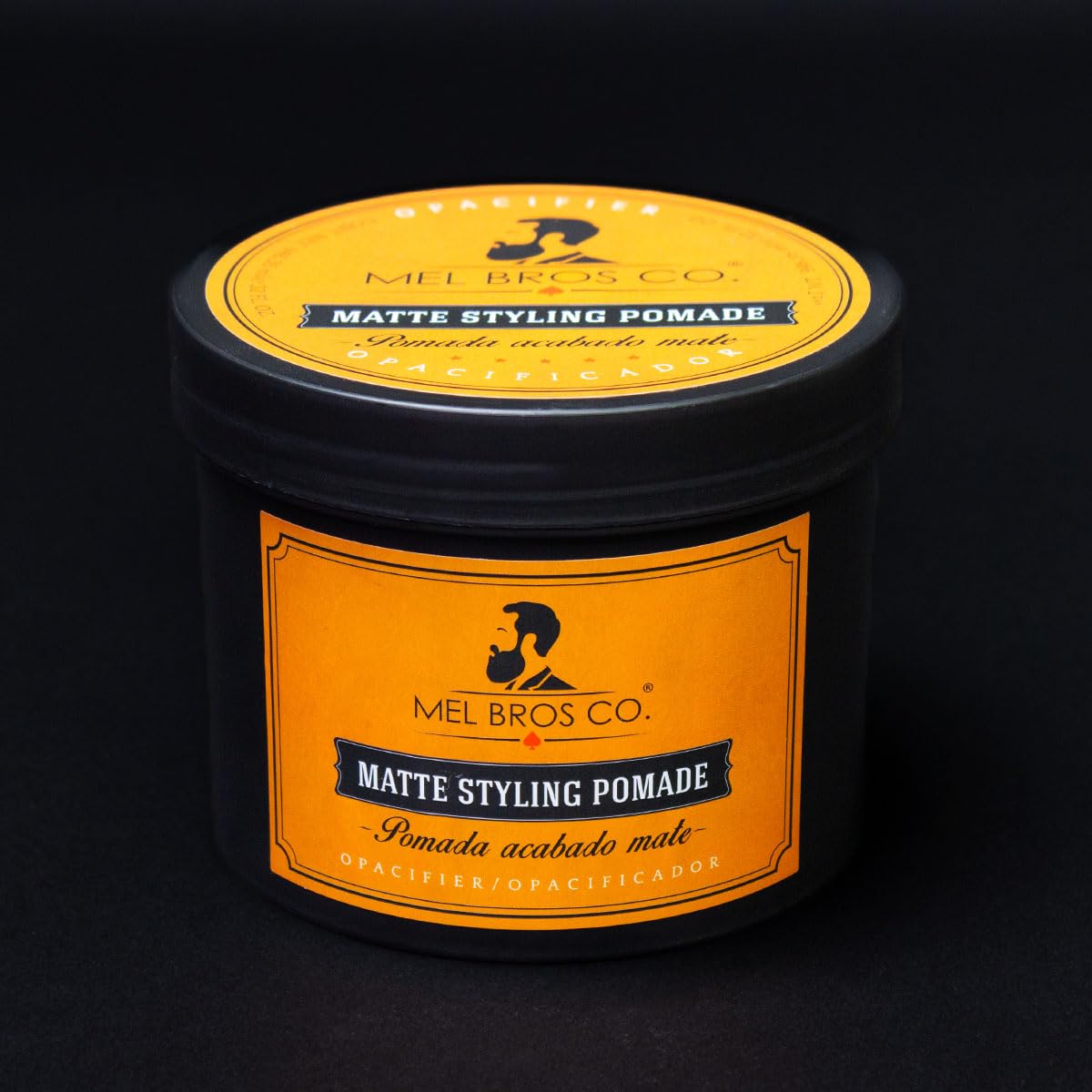 MEL BROS CO. - Matte Styling Pomade - Pomada acabado Mate EXTRA FIJACIÓN, apariencia sin brillo, matiza el cabello, moldea tu estilo. (32 oz / 946.35 ml)