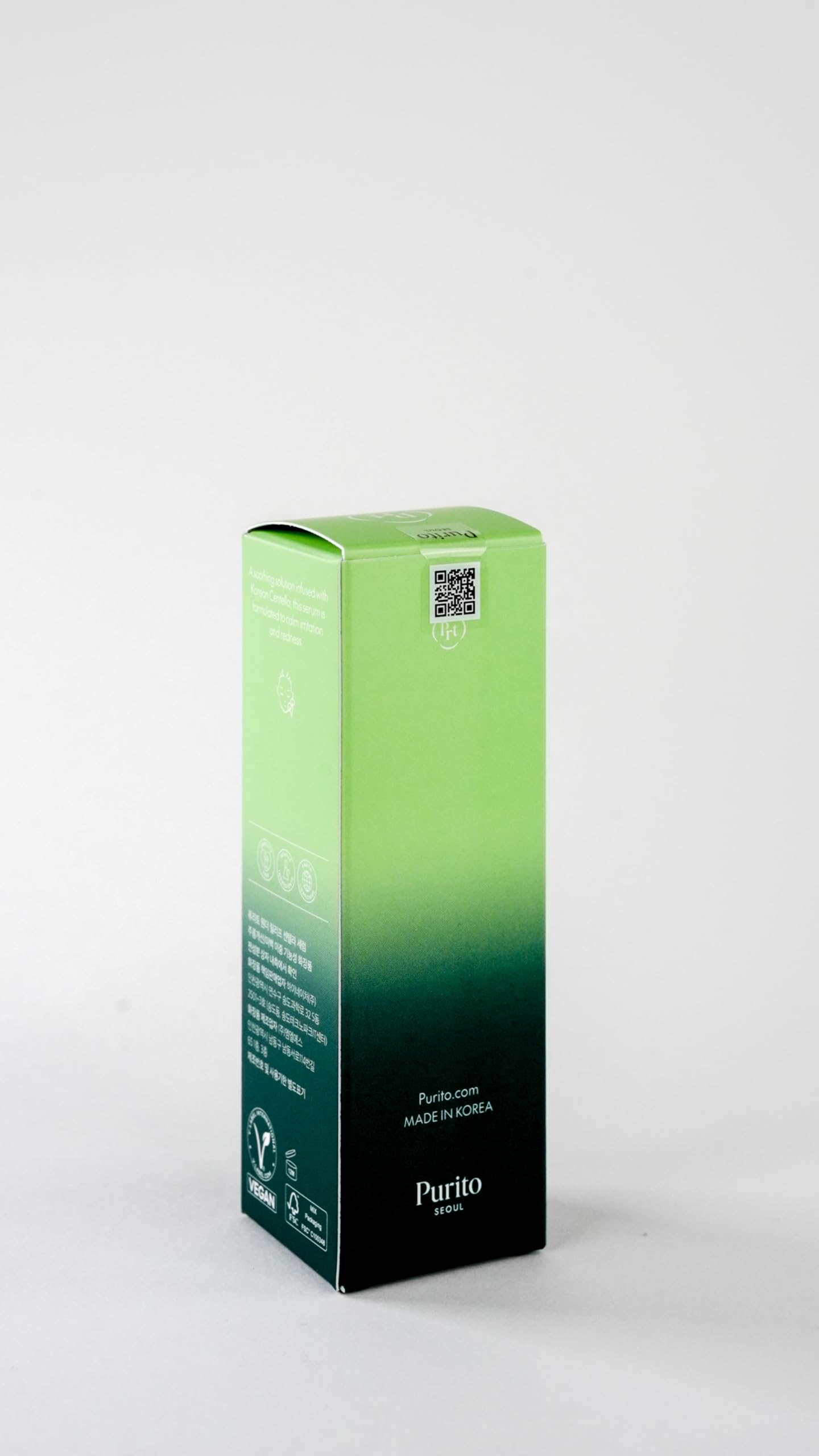 PURITO SEOUL Wonder Releaf Centella Serum Korean Centella, Ampoule, Soothing, Barrier Strengthening, Recovery Facial Serum for face, K-Beauty, 60ml 2fl.oz
