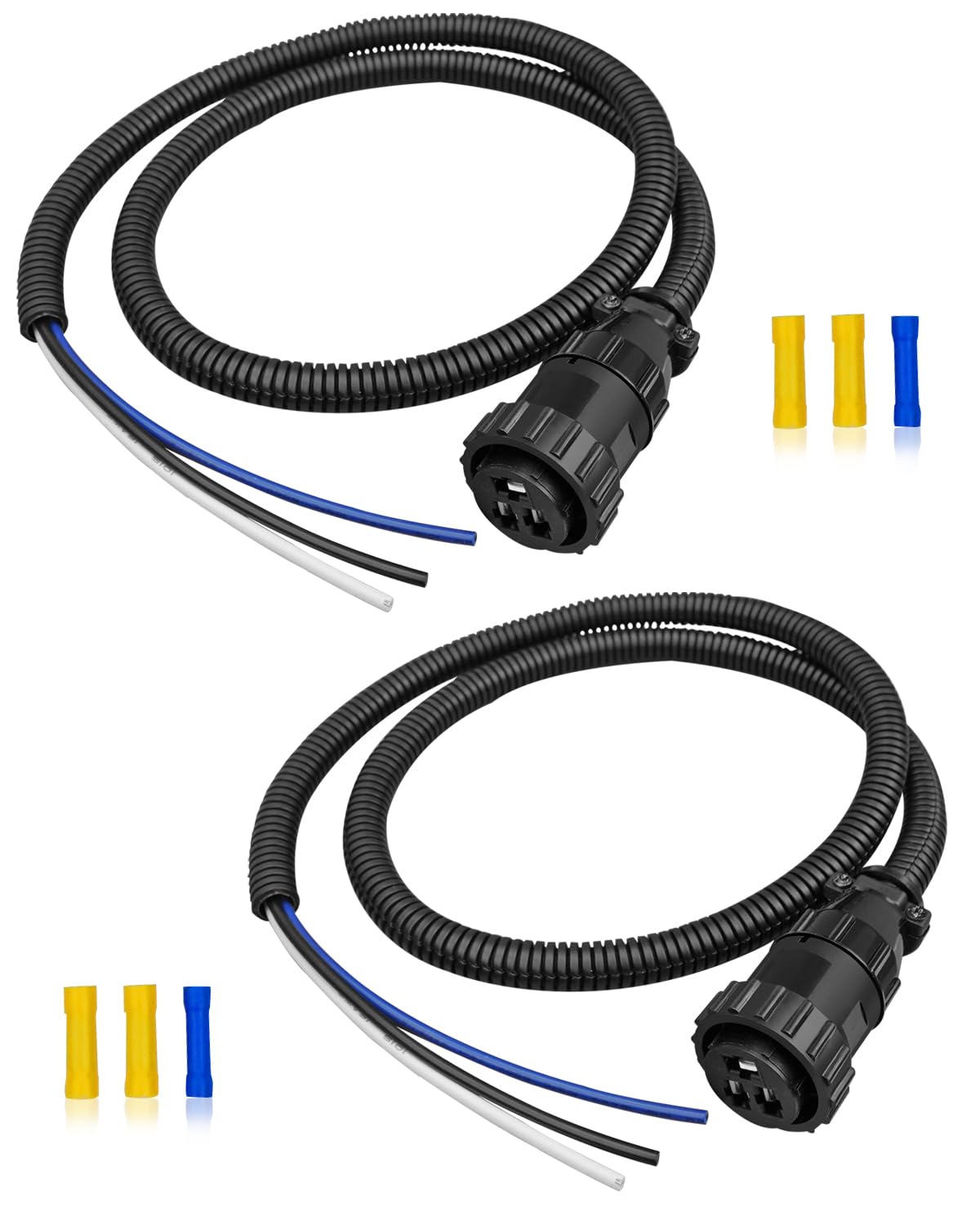 Cable Auxiliar John Deere Ford Case-IH Negro Reemplazo Conector de Alimentación 187103A1