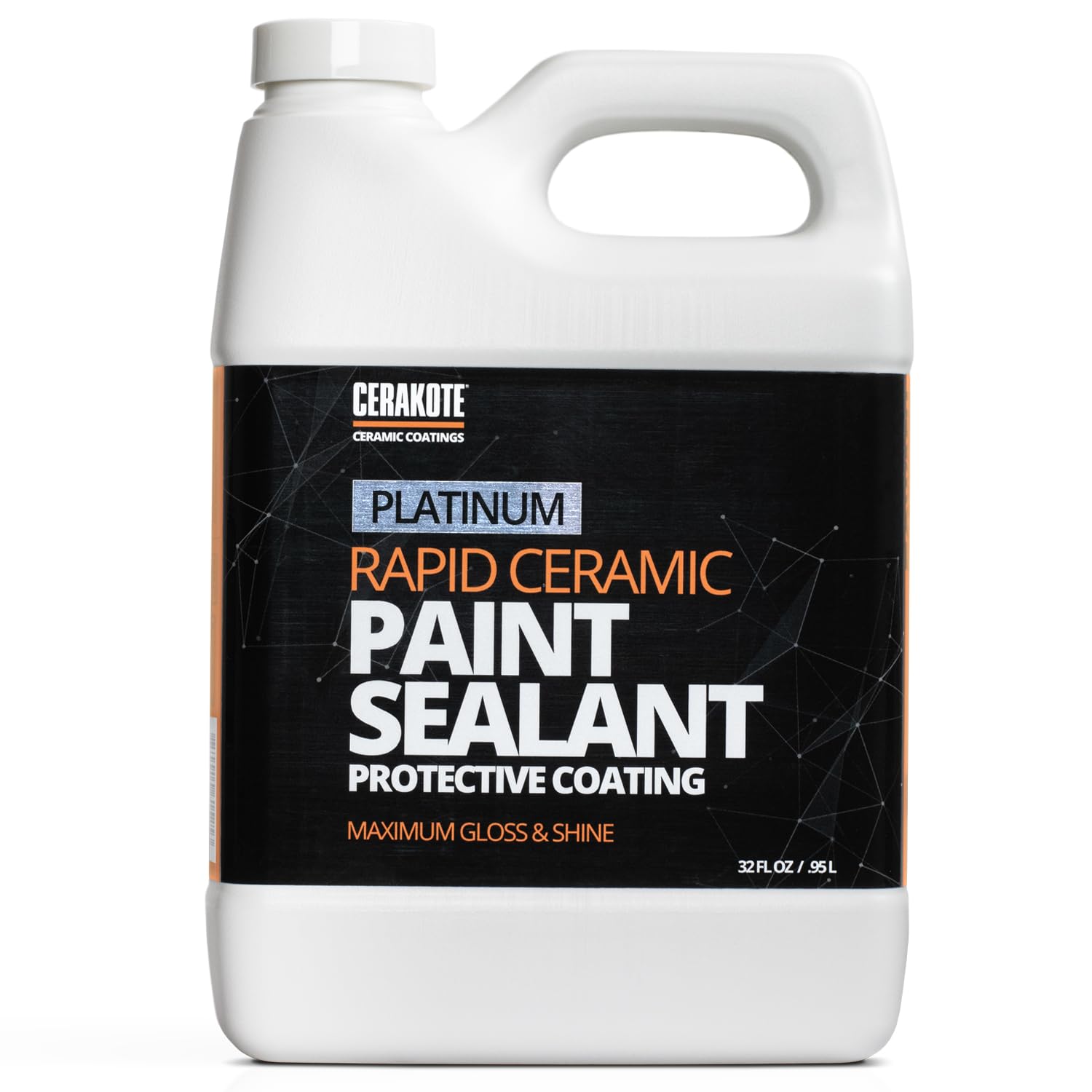 CERAKOTE® - Sellador de pintura de cerámica rápido, paquete a granel de 32 onzas, revestimiento de cerámica extremadamente hidrofóbico para automóviles, brillo y brillo máximo, suavidad inigualable