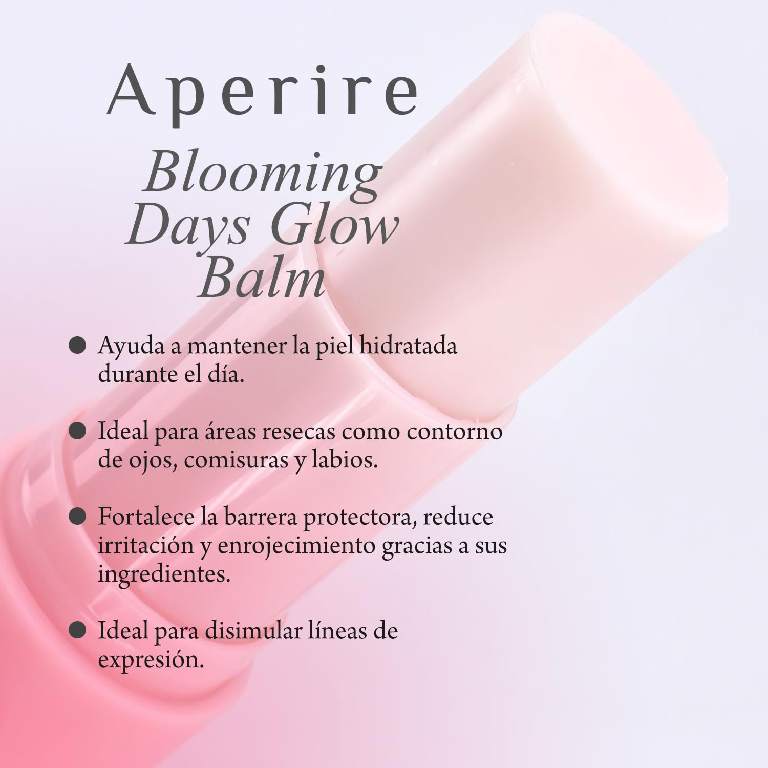 Bálsamo Facial Coreano Day Glow Soothing Balm Stick Aperire | Skin Care Coreano | Hidratante en Barra | Protección y Luminosidad | Para Rostro y Cuerpo | 9.5g | Skin Care Coreano K-Beauty