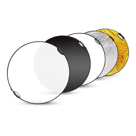 Selens 32 in (80cm) 5-in-1 Round Reflector with Handle for Photography Photo Studio Lighting & Outdoor Lighting