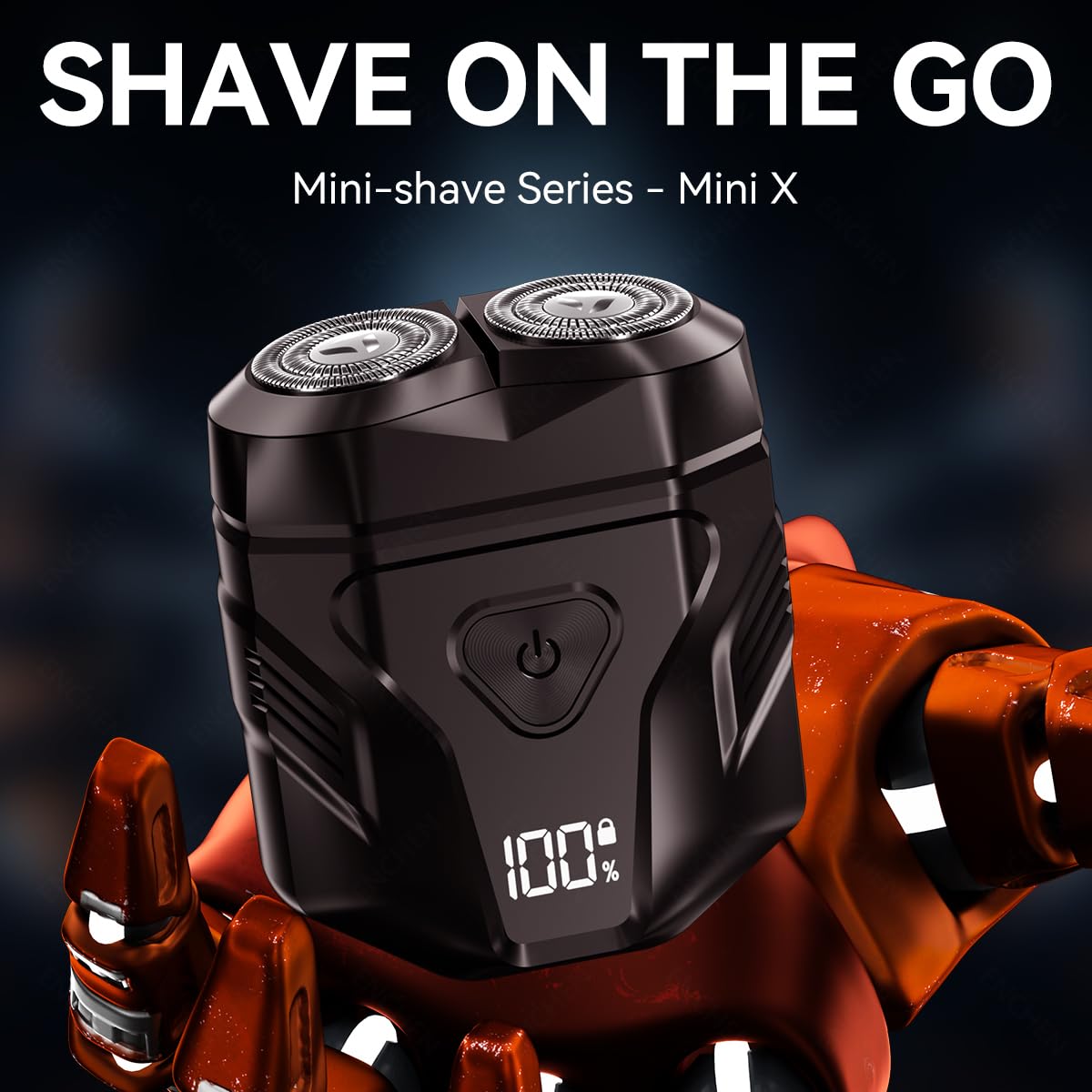 Mini Rasuradora Eléctrica Afeitadora Hombre Barba Trimmer, Ipx7 Impermeable