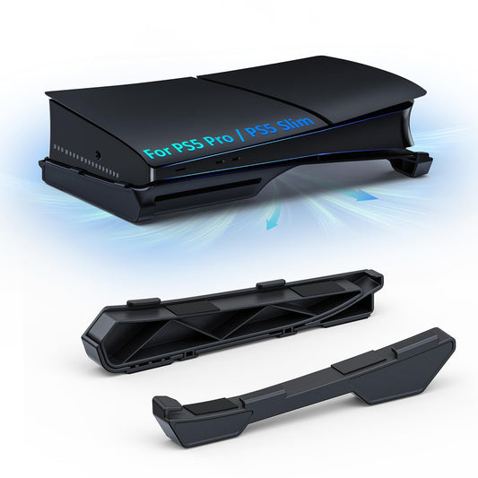 Soporte Horizontal NexiGo Negro diseño Minimalista para Nueva Consola PS5 Slim y Pro
