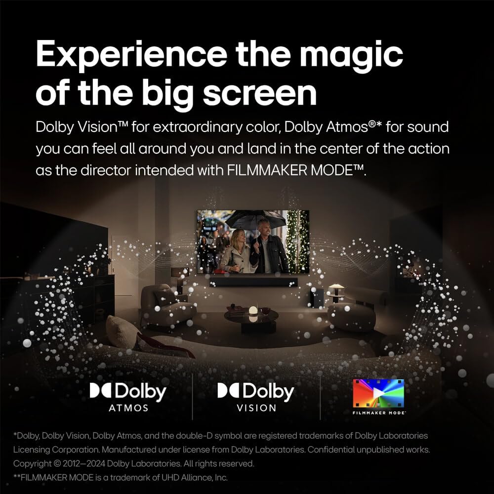 LG Serie C3 OLED55C3PUA, 55 Pulgadas, Clase OLED EVO Gallery Edition Smart TV OLED55C3PUA, 2023 - Alimentado por IA 4K, Alexa Incorporado (Reacondicionado)