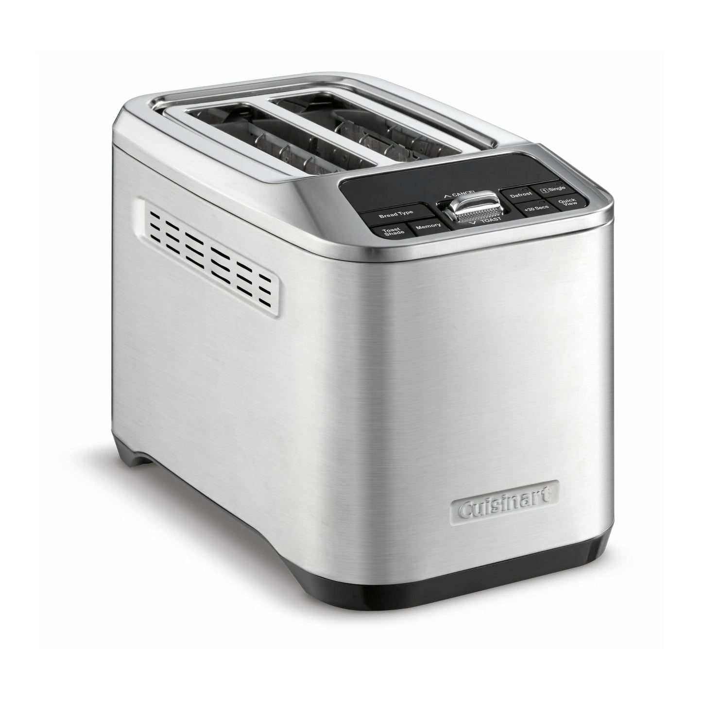 Cuisinart CPT-520 tostador motorizada de 2 rebanadas, acero inoxidable/negro