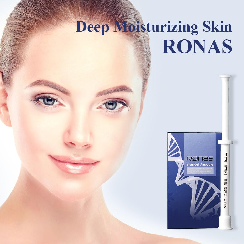 Ronas Stem Cell Ampoule 30ea.Advanced Anti Aging Formula.Dermatologists Approved and Recommended as Best Anti Aging Solution.Plant Stem Cells Rejuvenate your Skin.Korean Esthetician's