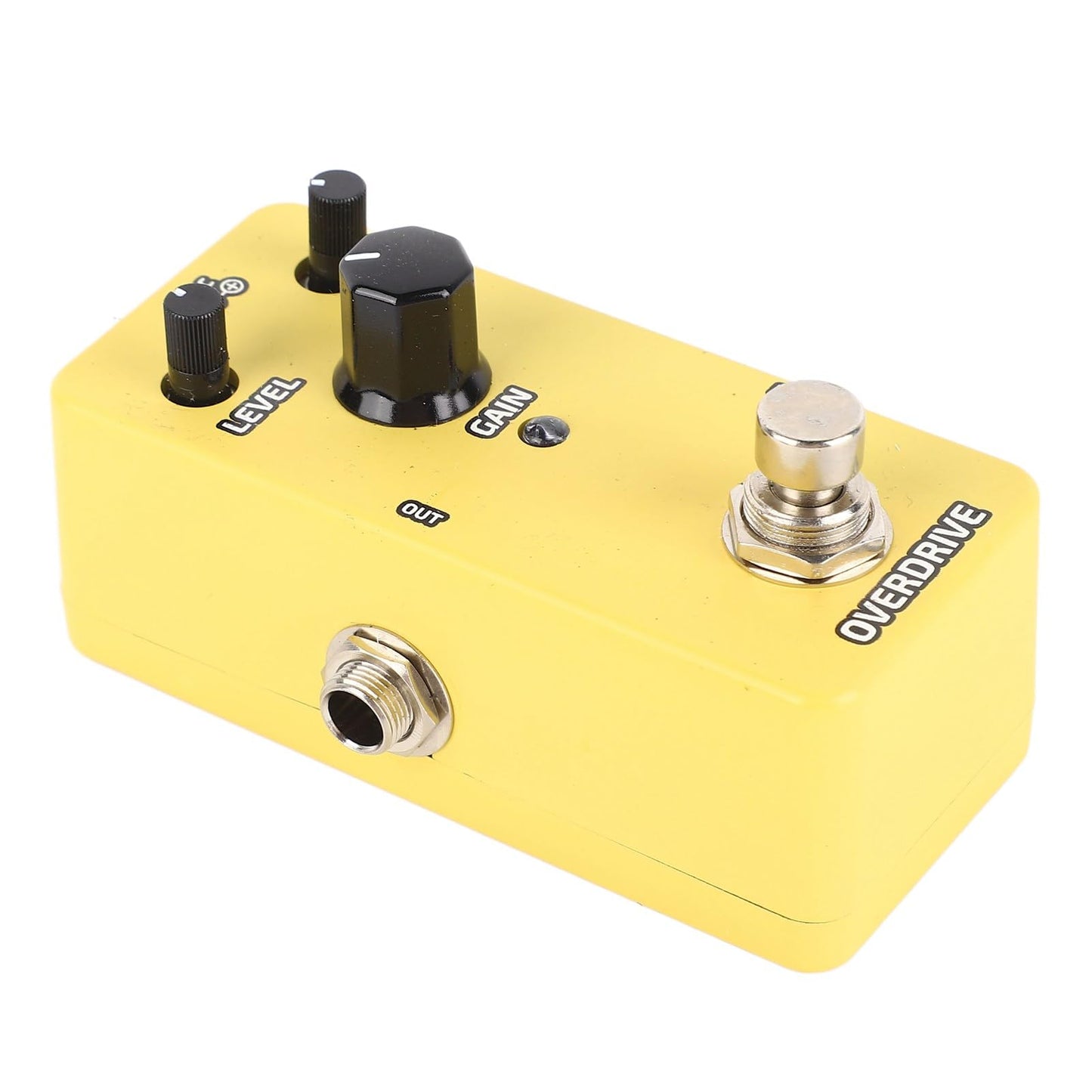 Pedal de Efectos para Guitarra Eléctrica Amarillo Sobremarcha Mini Versátil