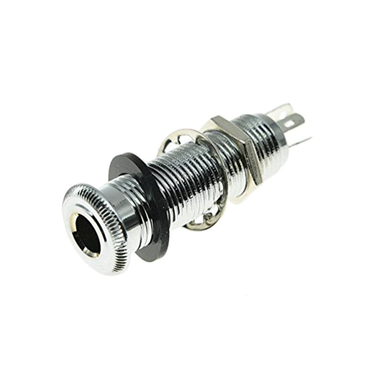 KAISH - Bajos estéreo de cobre para guitarra de 1/4 pulgadas, con conector estéreo o overol chapado en cromo