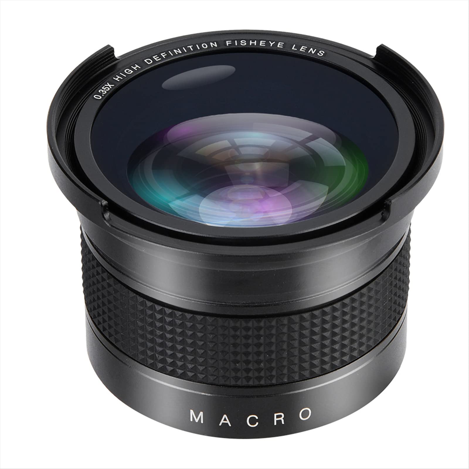 Vbestlife Lente Ojo de para cámara, Lente de Ojo de Gran Angular 52mm 0.35X con Bolsa de Almacenamiento de Tapas de Lentes para/Nikon//Minolta/Pansonic//Pentax