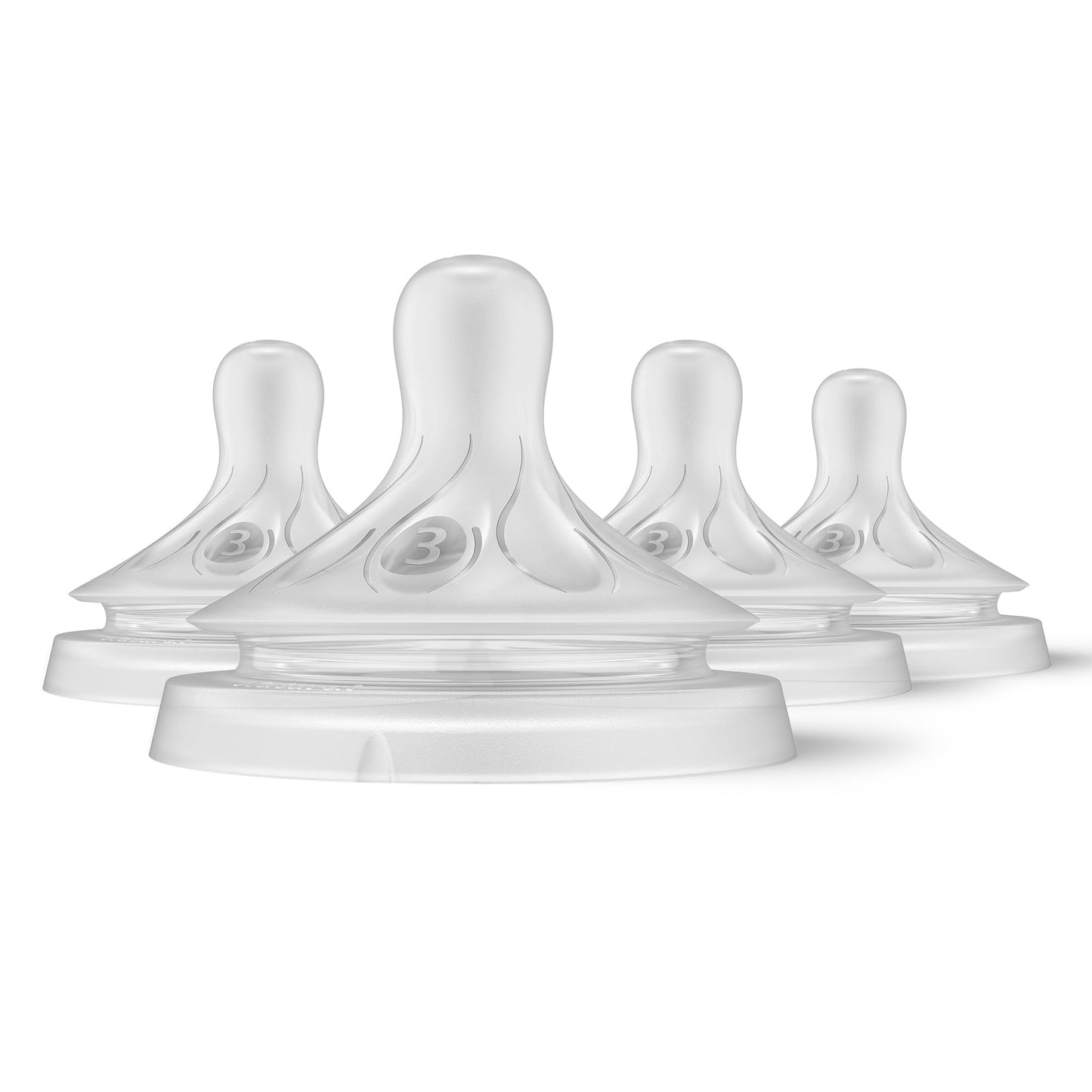 Pezones Avent Philips Naturales Flujo Medio Paquete 4