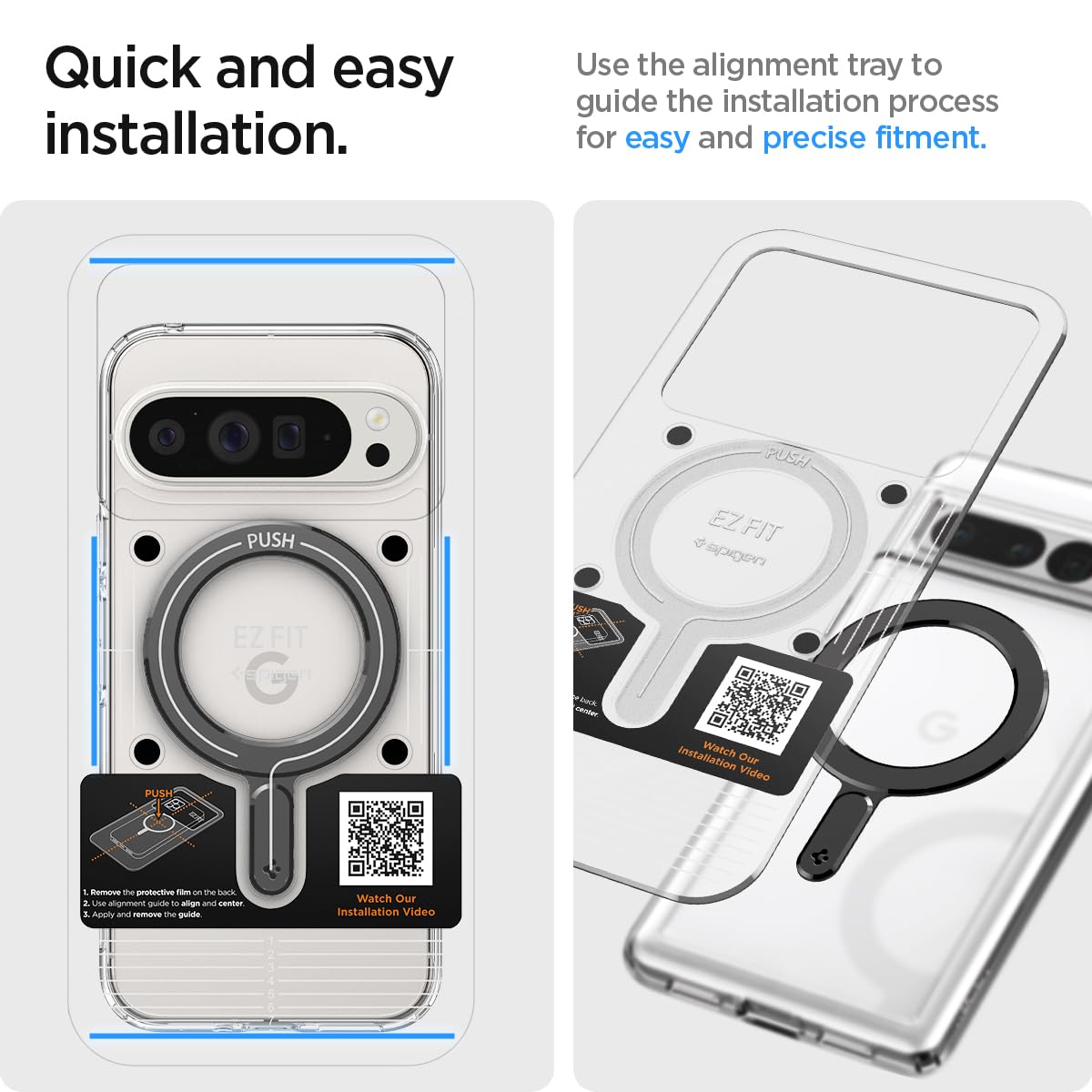 Spigen - Adaptador magnético de placa de anillo para MagSafe compatible con MagSafe Accessories Cargador inalámbrico para iPhone 16/15/14/13/12/11, Pixel 9, Samsung Galaxy Z Fold/Z Flip/S y más