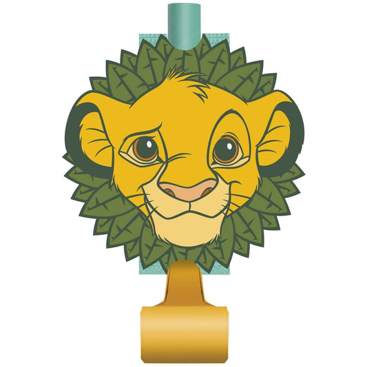 Disney Lion King Party Blowouts, 8 unidades