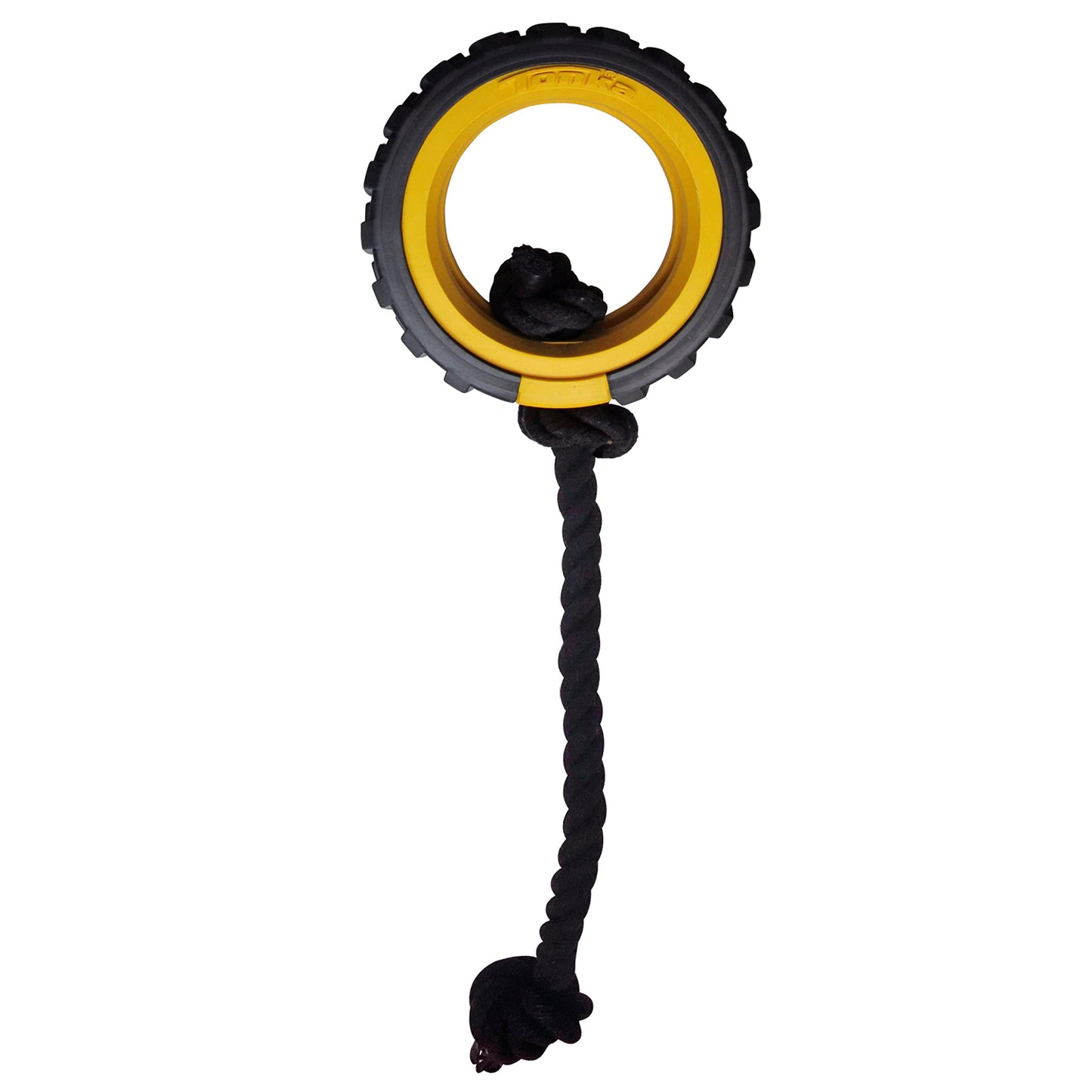 Juguete para Perro Tonka Amarillo Negro Ligero y Resistente al Agua Razas Medias/Grandes
