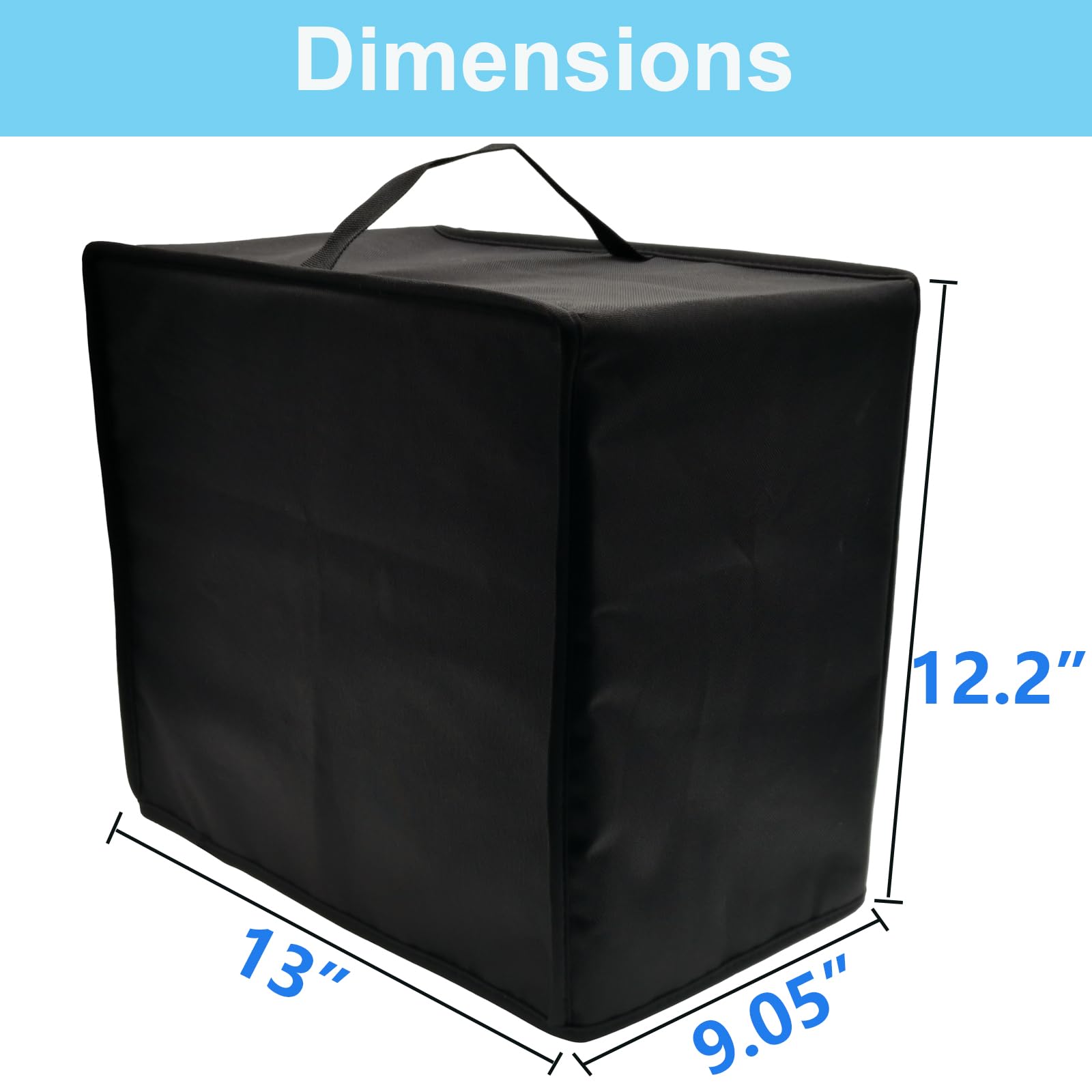 Funda para Máquina de Hielo SHTCSZBA AGLUCKY Nailon 600D Impermeable Resistente al Polvo y UV