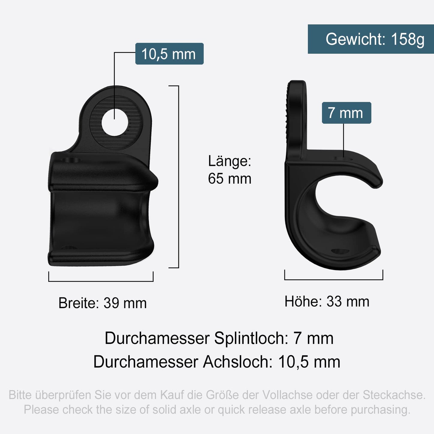 Acoplamiento de Remolque de Bicicleta Thule Negro EMTB para Bicicleta