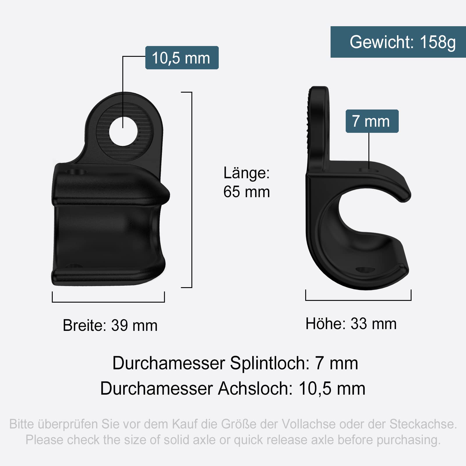 Acoplamiento de Remolque de Bicicleta Thule Negro EMTB para Bicicleta