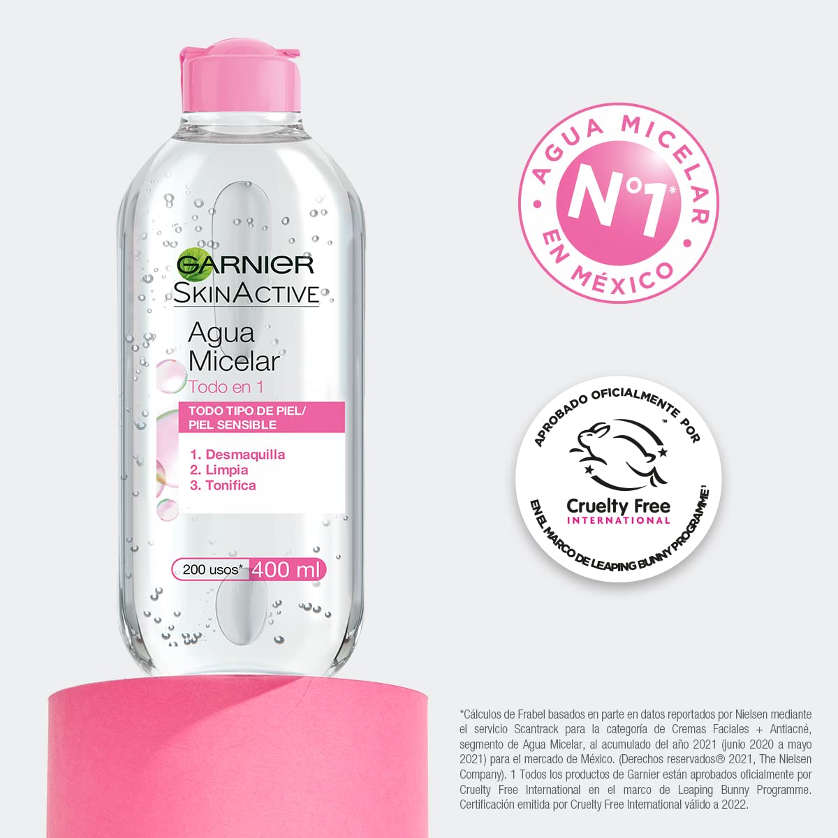 Garnier Skin Active Kit Micelar Todo en 1 y Bifásica 400ml, 869 grams, 800 mililitro