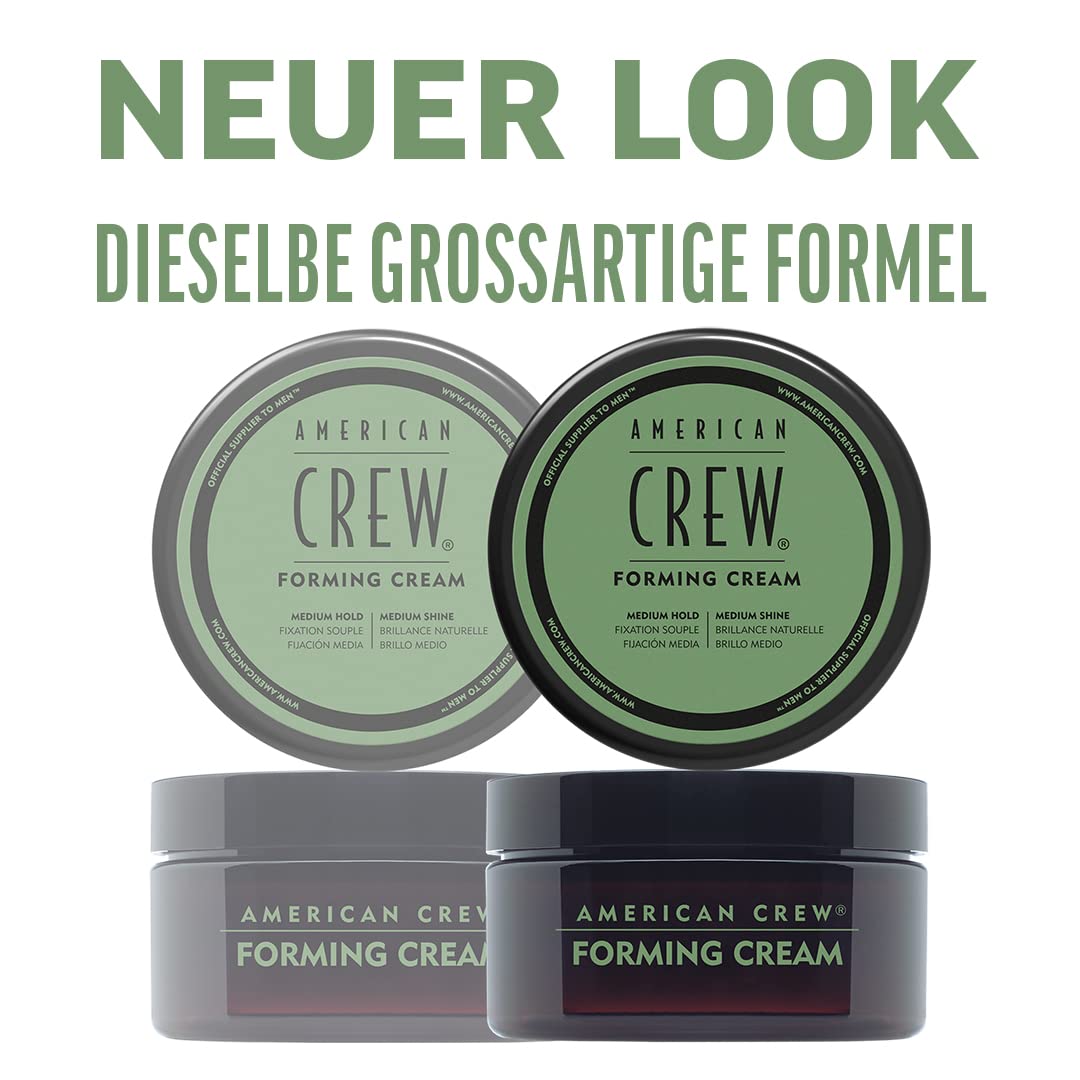 American Crew Forming Cream 85g - Fijación duradera para peinados clásicos - Producto profesional para estilos impecables - Ideal para hombres - Envase de 85g