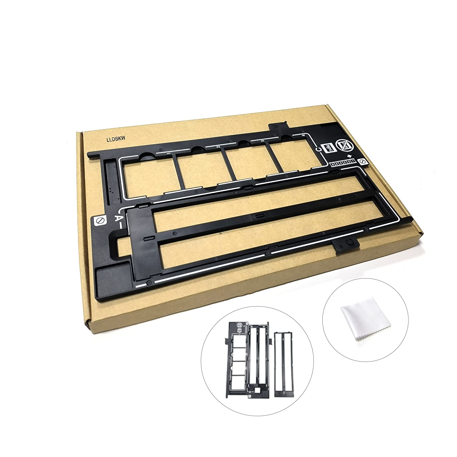 LLDSKW Soporte de película de 35 mm compatible con Epson V500 V550 V600 X750 X770 X820 4490 2450 3170 3200 35 mm Soporte negativo 1423040 1403903 1401444 14333 9 9