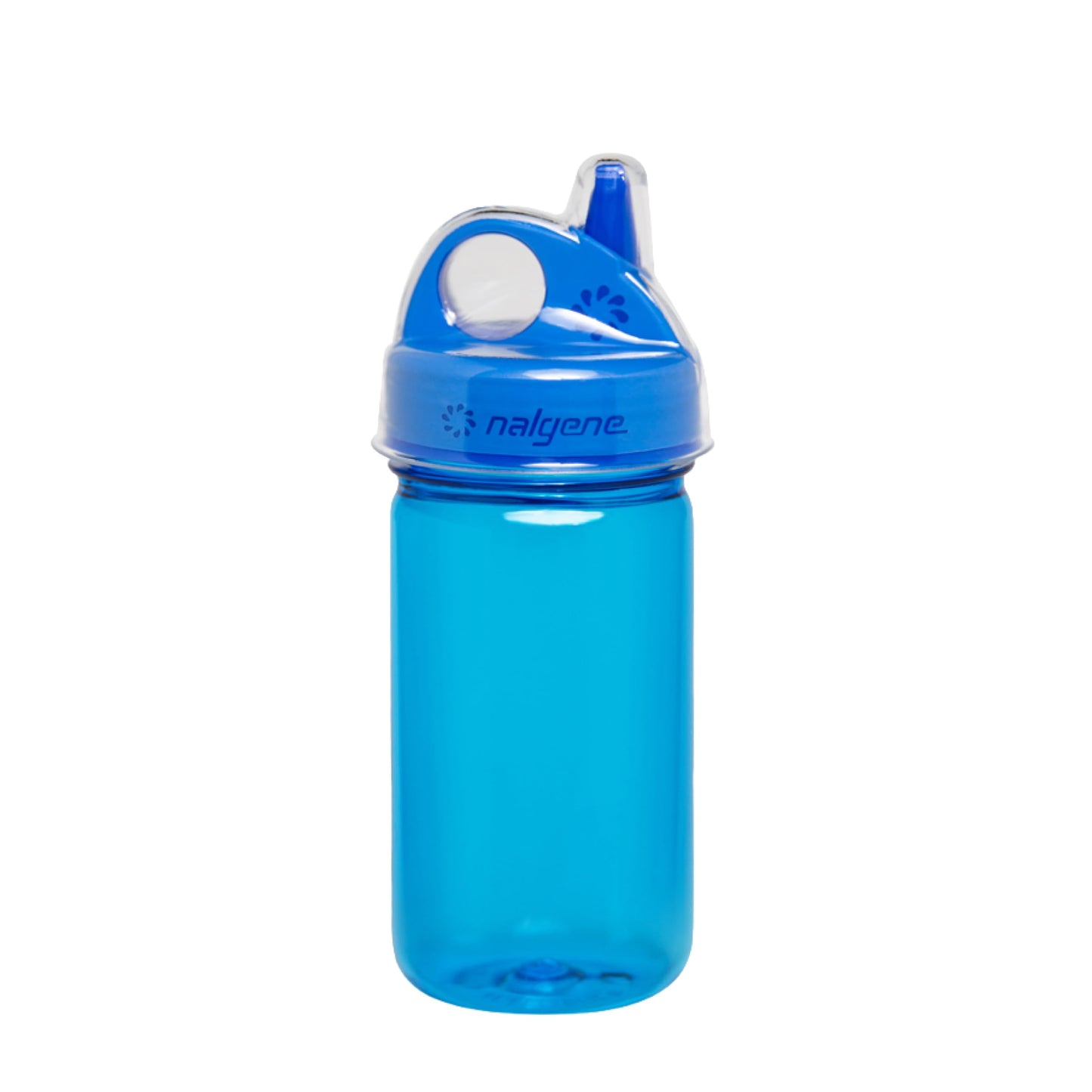 Nalgene Kids Sustain Grip-N-Gulp - Botellas de agua hechas con material derivado de 50% residuos de plástico (utilizando equilibrio de masa certificado ISCC), taza para sorber a prueba de fugas,