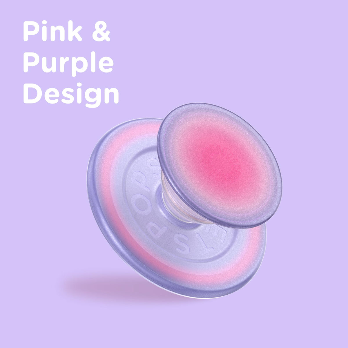 Empuñadura para Teléfono PopSockets Rosa con Soporte Magnético y Parte Superior Intercambiable para iPhone MagSafe