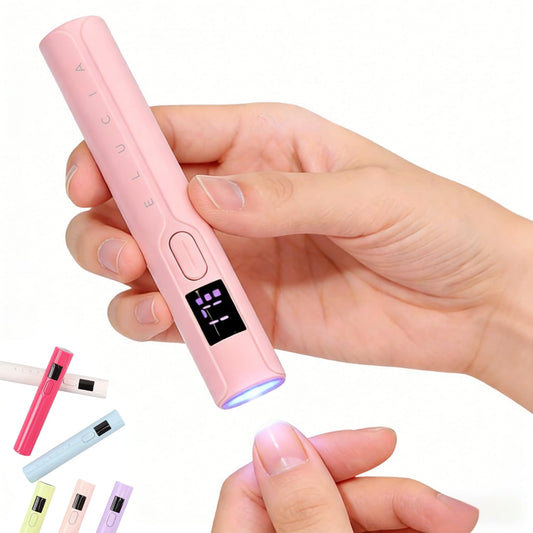 Lámpara UV Portátil ELUCIA Rosa para Uñas de Gel