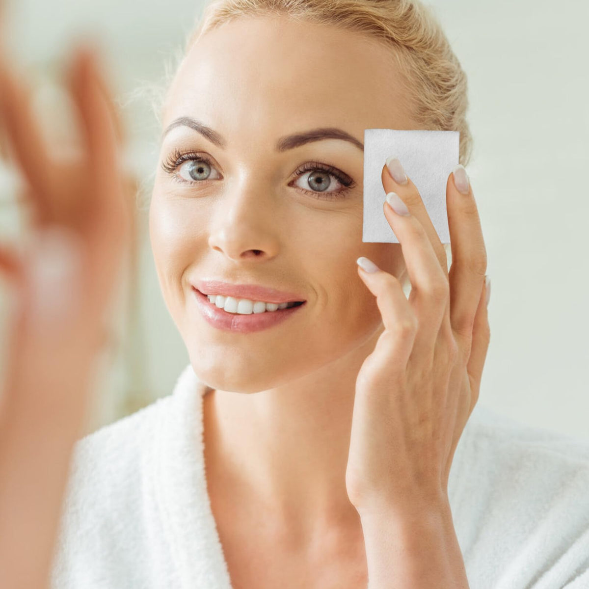 Almohadillas de Algodón Facial Suave Frcolor 1000 Unidades para Maquillaje