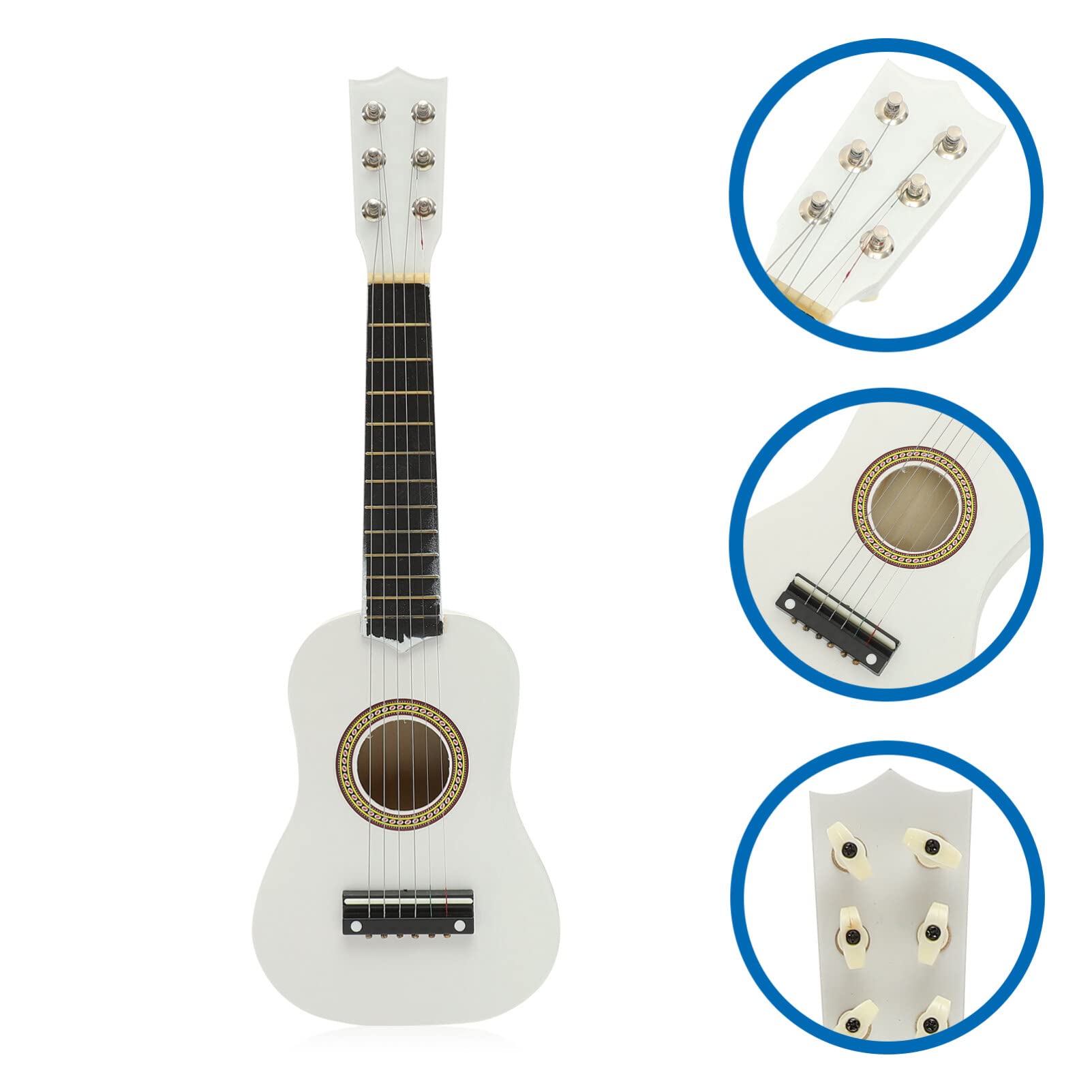 Abaodam Instrumentos Musicales Para Niños Guitarra Para Niños De 3 a 5 Años Modelos Juego Infantil Guitarra Electrica Instrumentos Musicales Ukelele Para Bambú Audio Pequeña Viajar