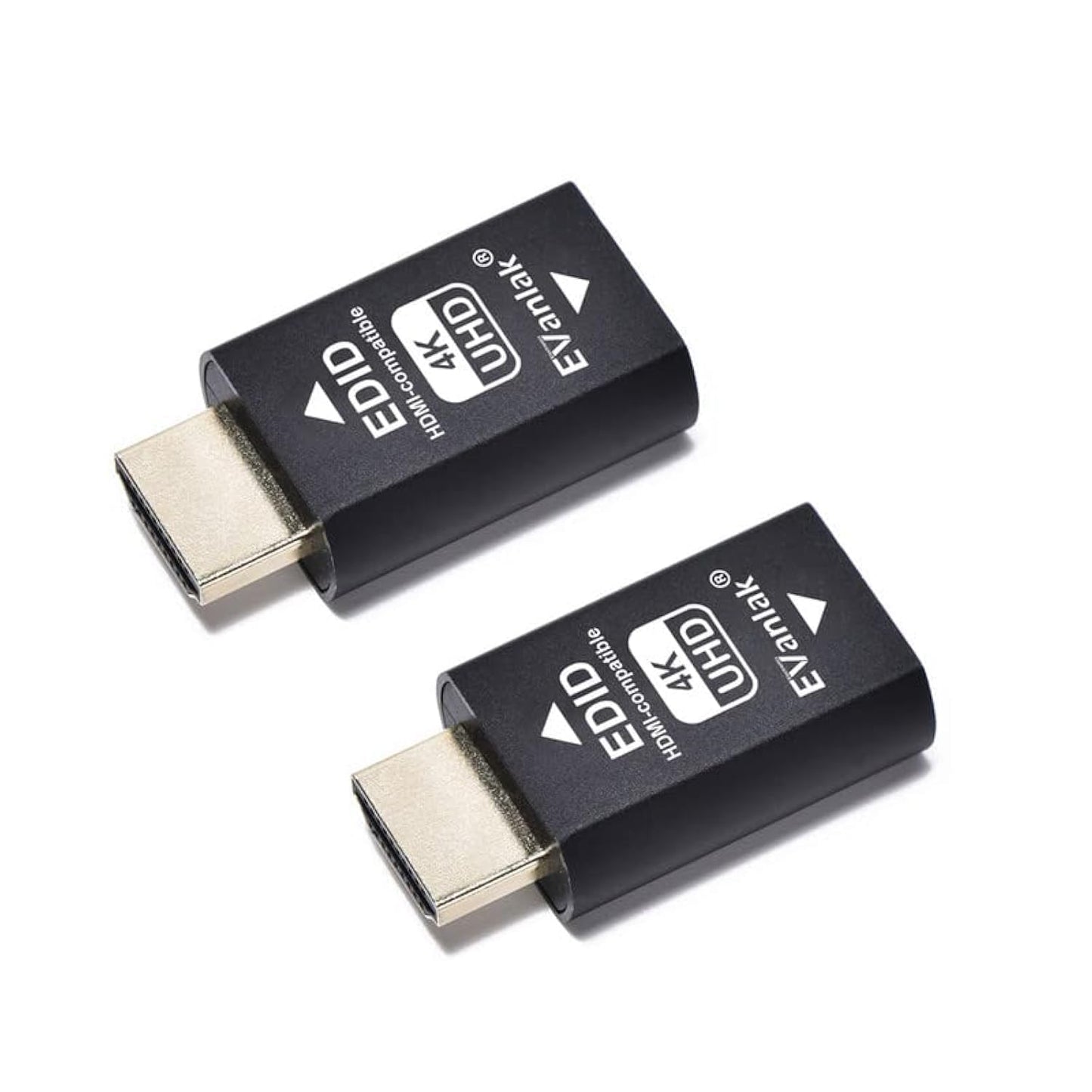 EVanlak 3rd Generrtion Hdmi Edid Emulador Passthrough eliminado Adaptador de emulador Funciona con Mac Thunderbolt a HDMI Switches/Extender/Receptor AV/Divisores de vídeo 4 K - 3840 x 2160 @60