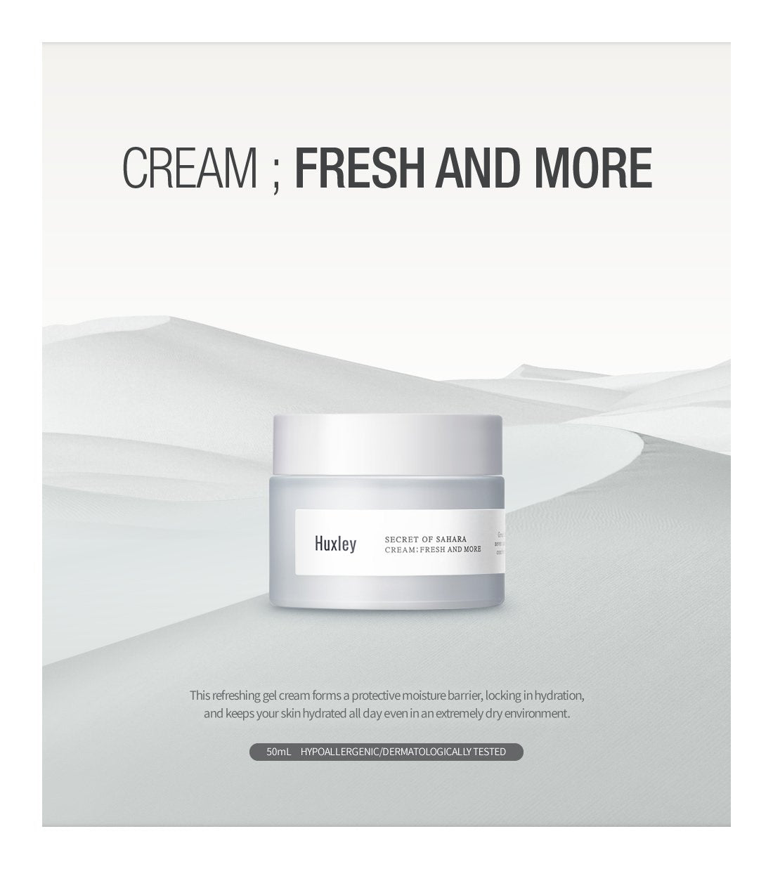 Huxley secreto de Sahara Beige; fresco y más 50 ml