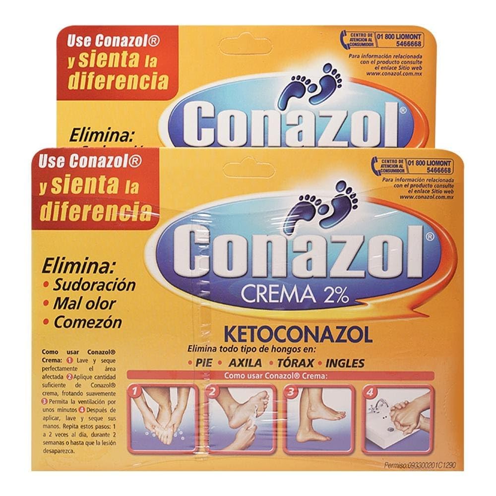 Conazol Crema paquete 2 Cremas 2% 40g-30g