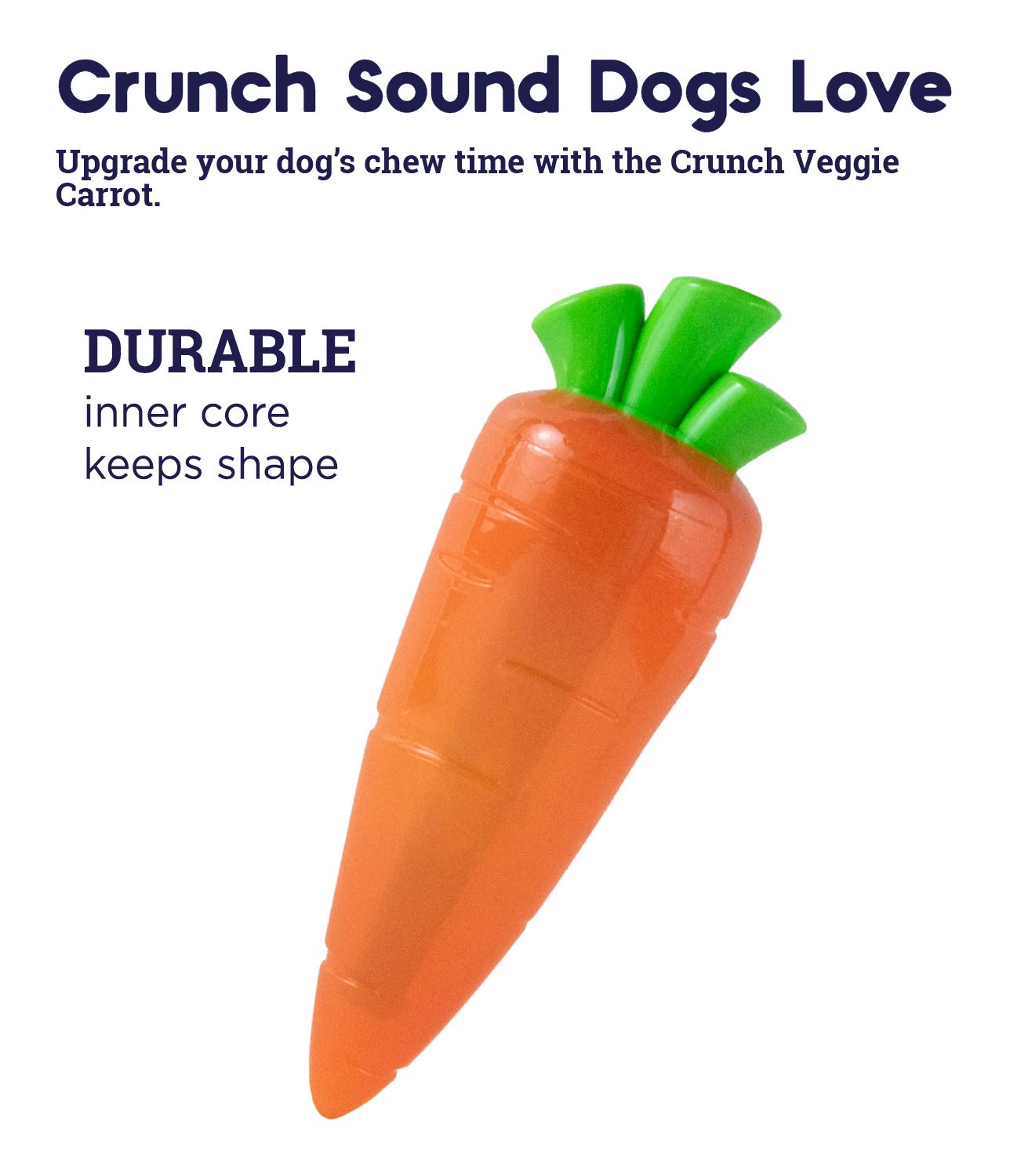 Juguete Masticable Petstages Crunch Veggies Grande para Perros