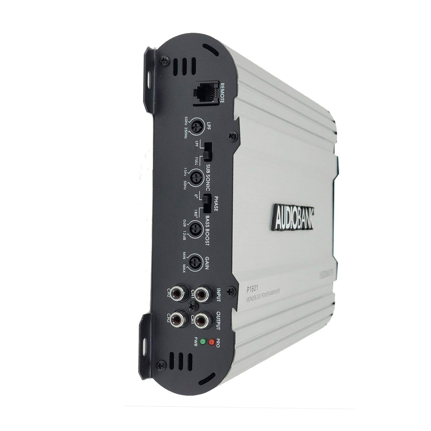 Amplificador Monobloque Audiobank AB Plata con Control Remoto y 1600 W de Potencia