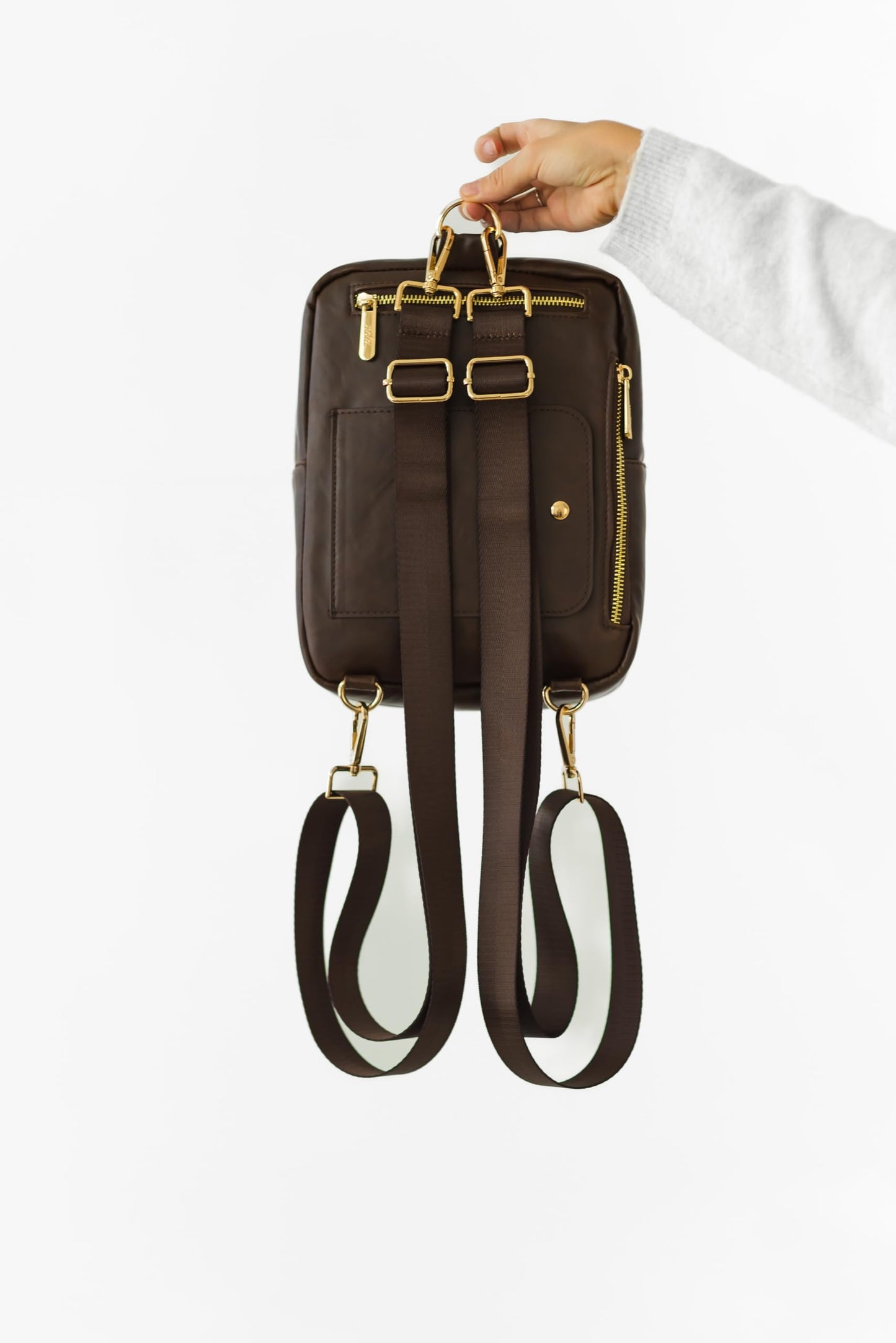 Nola - Bolsa de pañales - Mochila o bandolera para bebé con almacenamiento organizado (expreso)