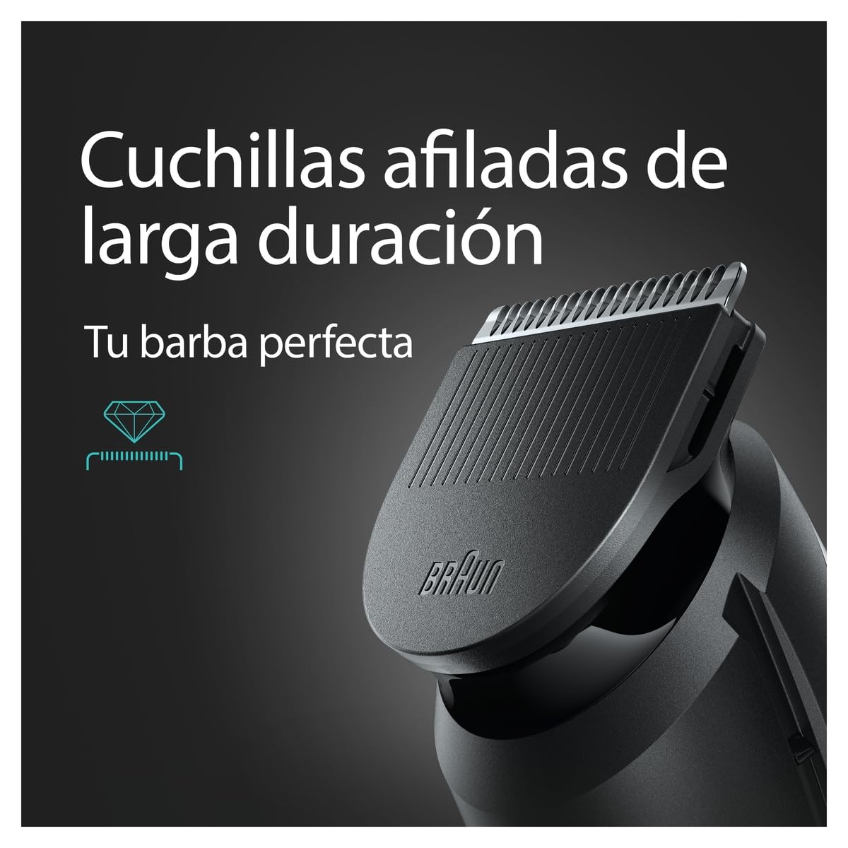 BRAUN Kit All-In-One Series 3, Recortadora de Barba, Nariz. Orejas y Cabello para Hombre 5en1, 40 Longitudes de corte, Lamina ultraafilada, Lavable