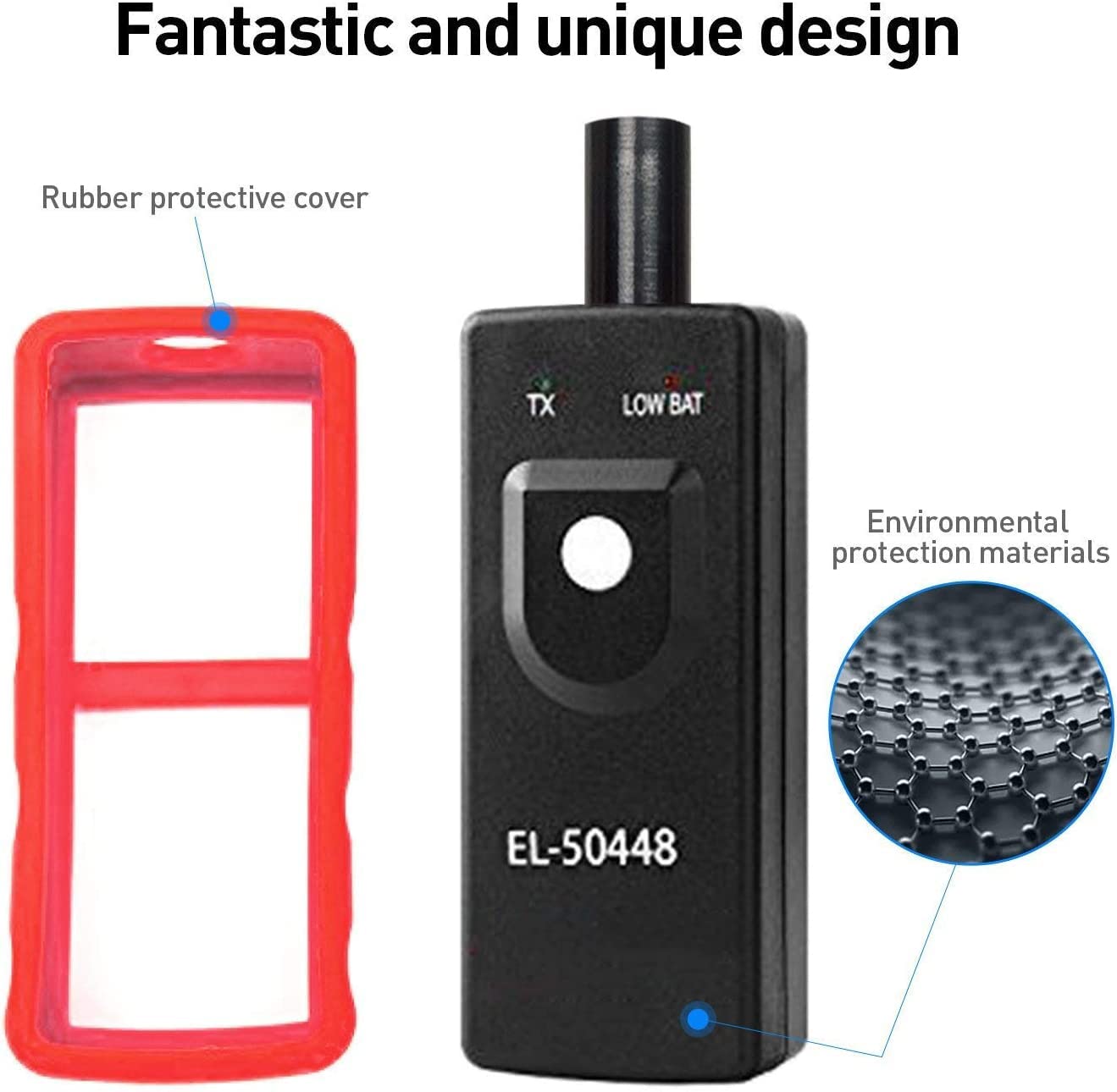 Sensor de Presión de Neumáticos KINGBOLEN EL-50448 Azul Compatible con Serie Gm